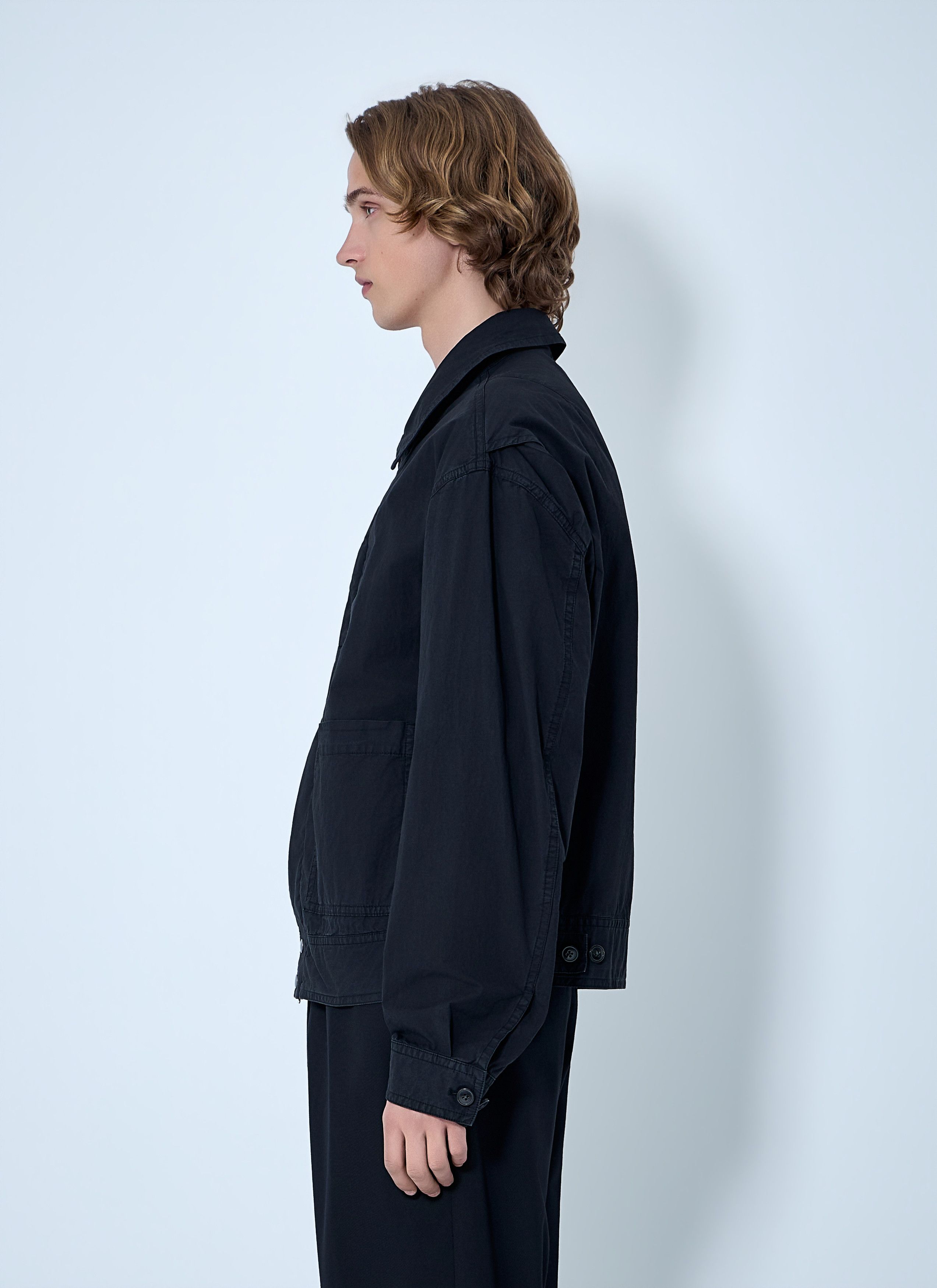 Dries Van Noten Cotton Jacket with Snap Fastening Size US L / EU 52-54 / 3 - 3 Thumbnail