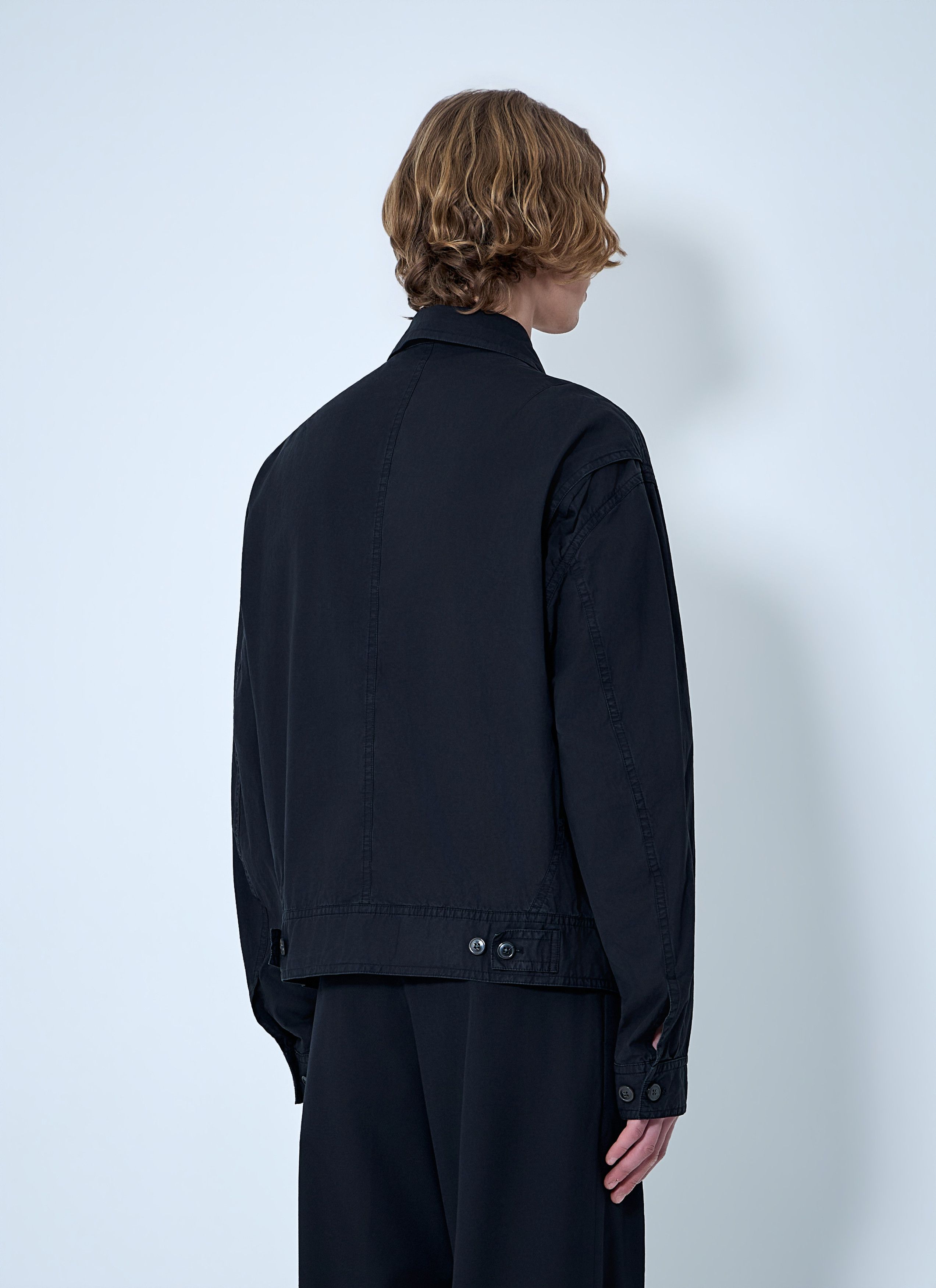 Dries Van Noten Cotton Jacket with Snap Fastening Size US L / EU 52-54 / 3 - 4 Thumbnail