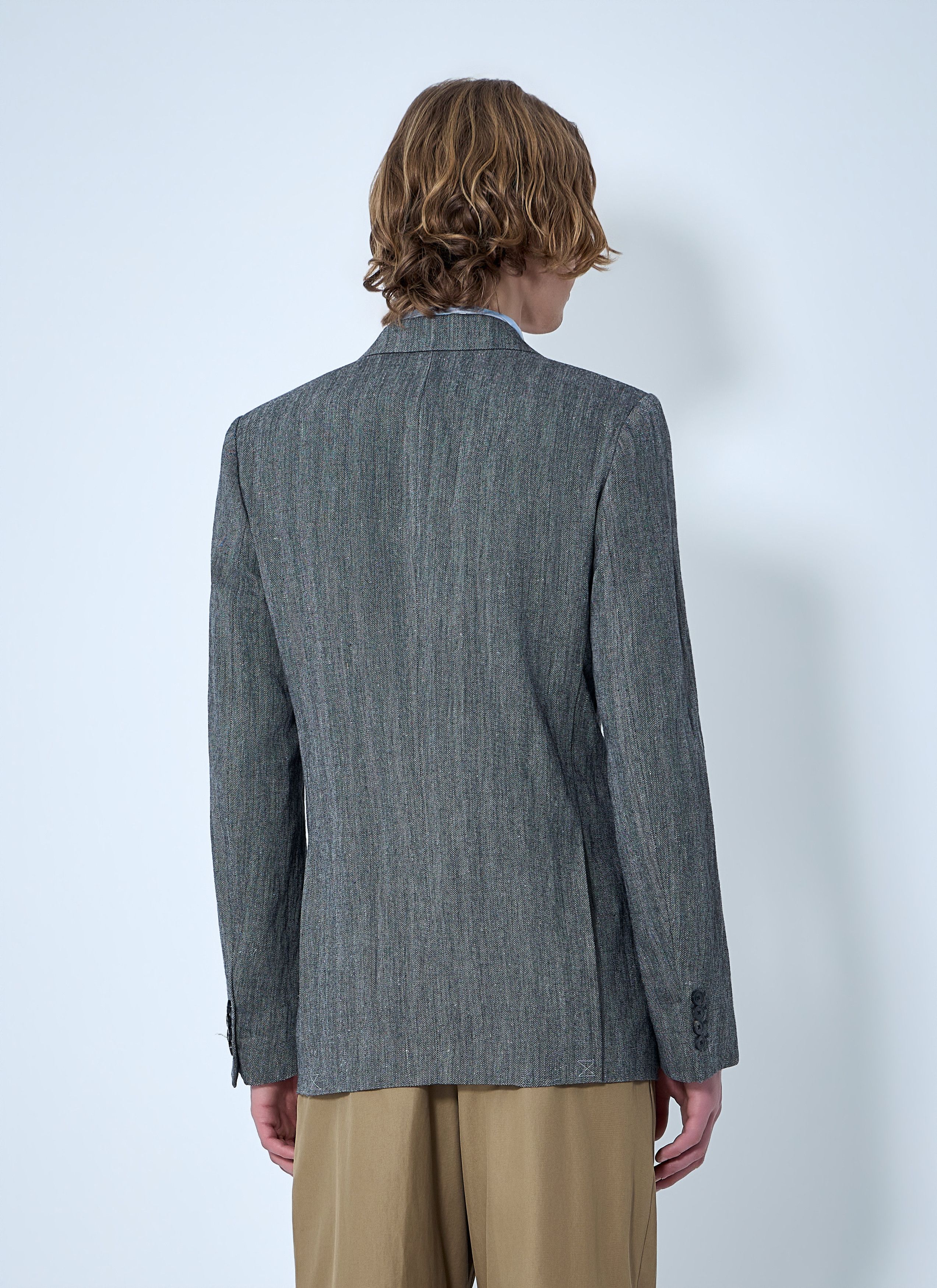 Dries Van Noten Double-Breasted Blazer Size US XL / EU 56 / 4 - 4 Thumbnail