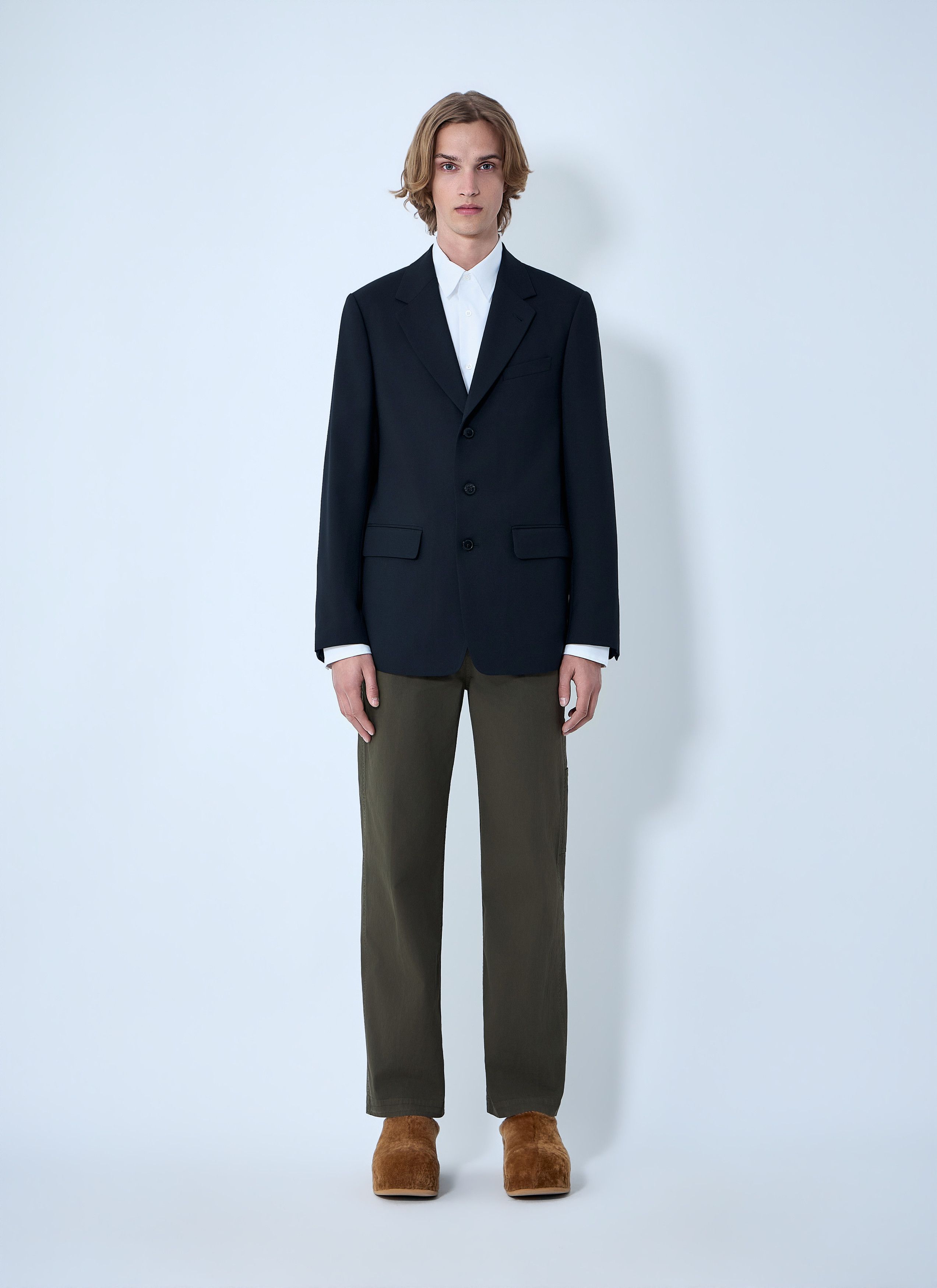 Dries Van Noten Single-Breasted Wool Blazer Size US S / EU 44-46 / 1 - 2 Thumbnail
