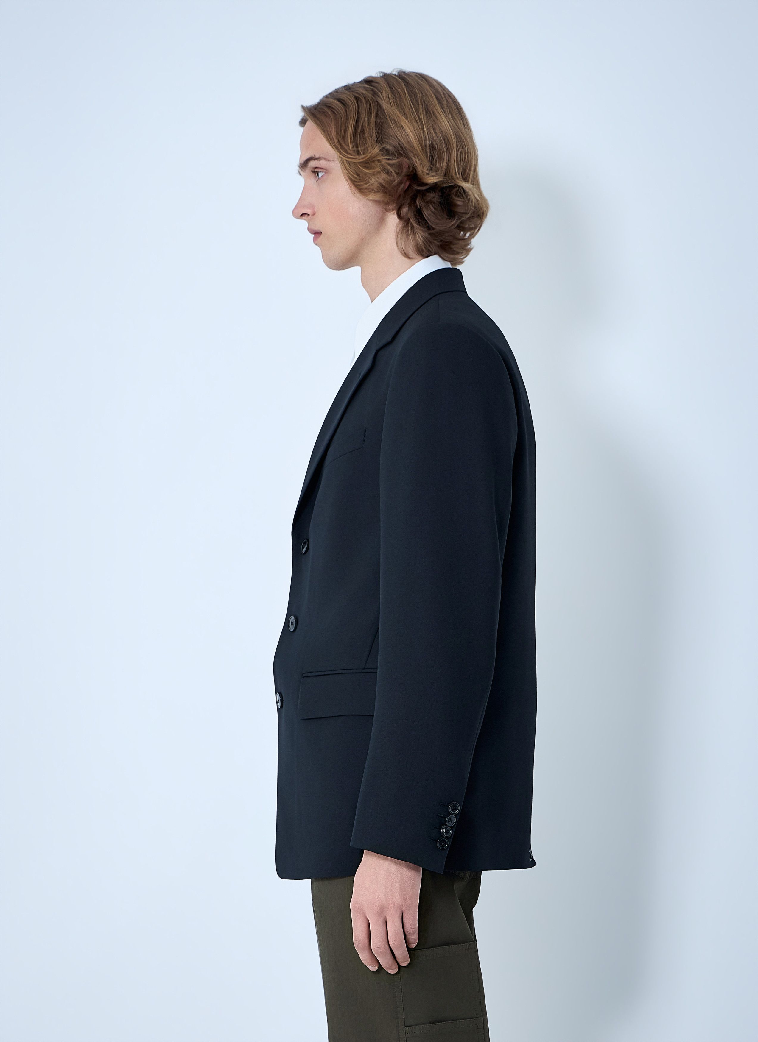 Dries Van Noten Single-Breasted Wool Blazer Size US S / EU 44-46 / 1 - 3 Thumbnail