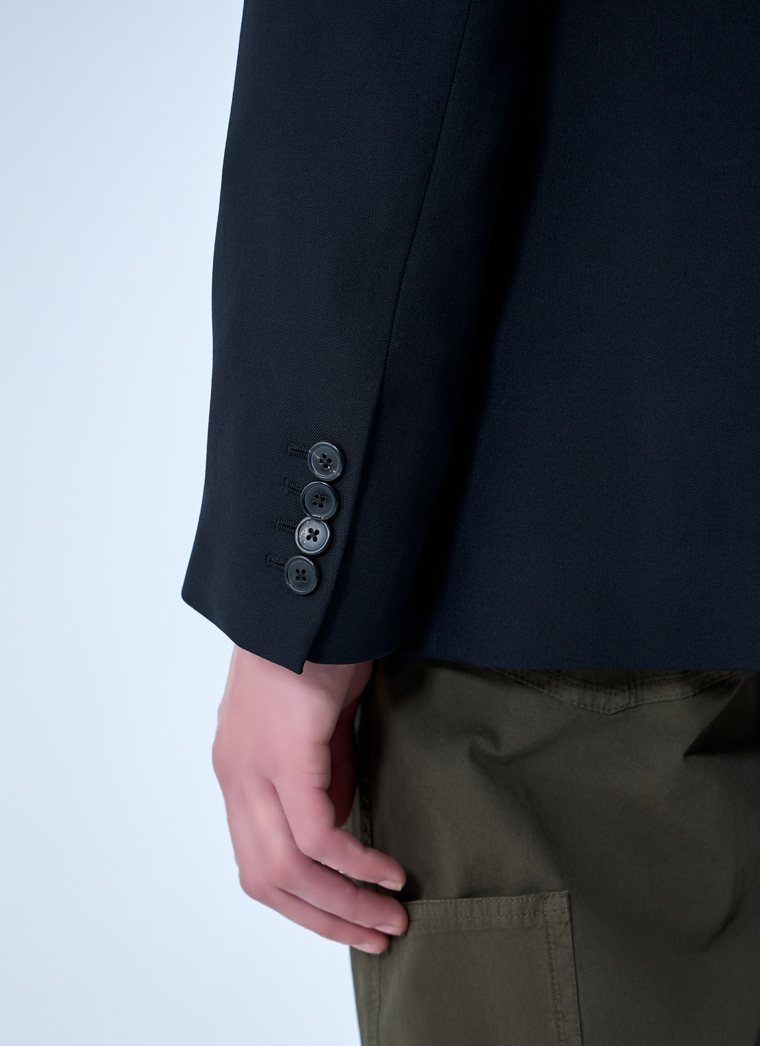 Dries Van Noten Single-Breasted Wool Blazer Size US L / EU 52-54 / 3 - 6 Thumbnail
