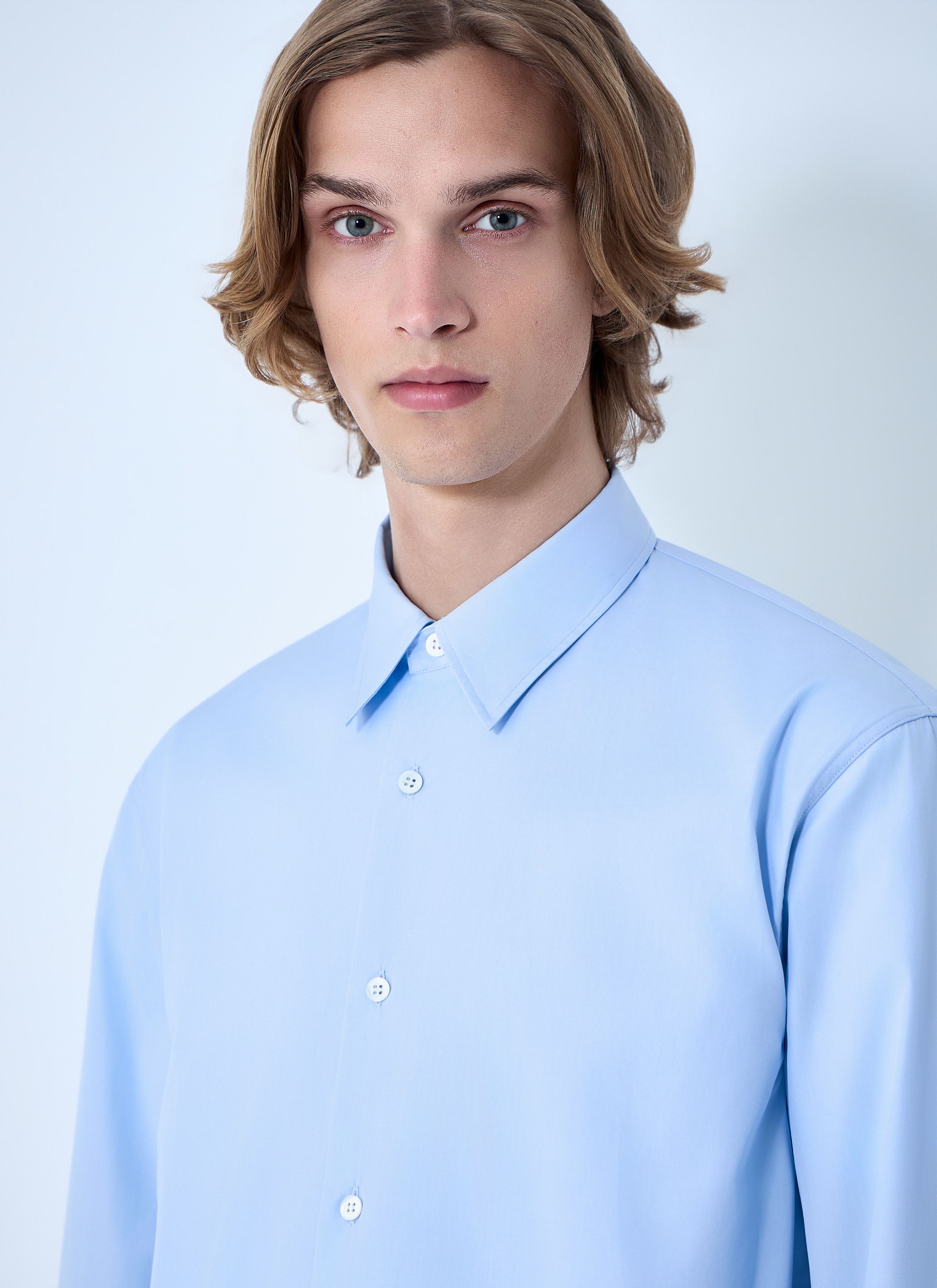 Dries Van Noten Contrast Cotton Shirt Size US M / EU 48-50 / 2 - 5 Thumbnail