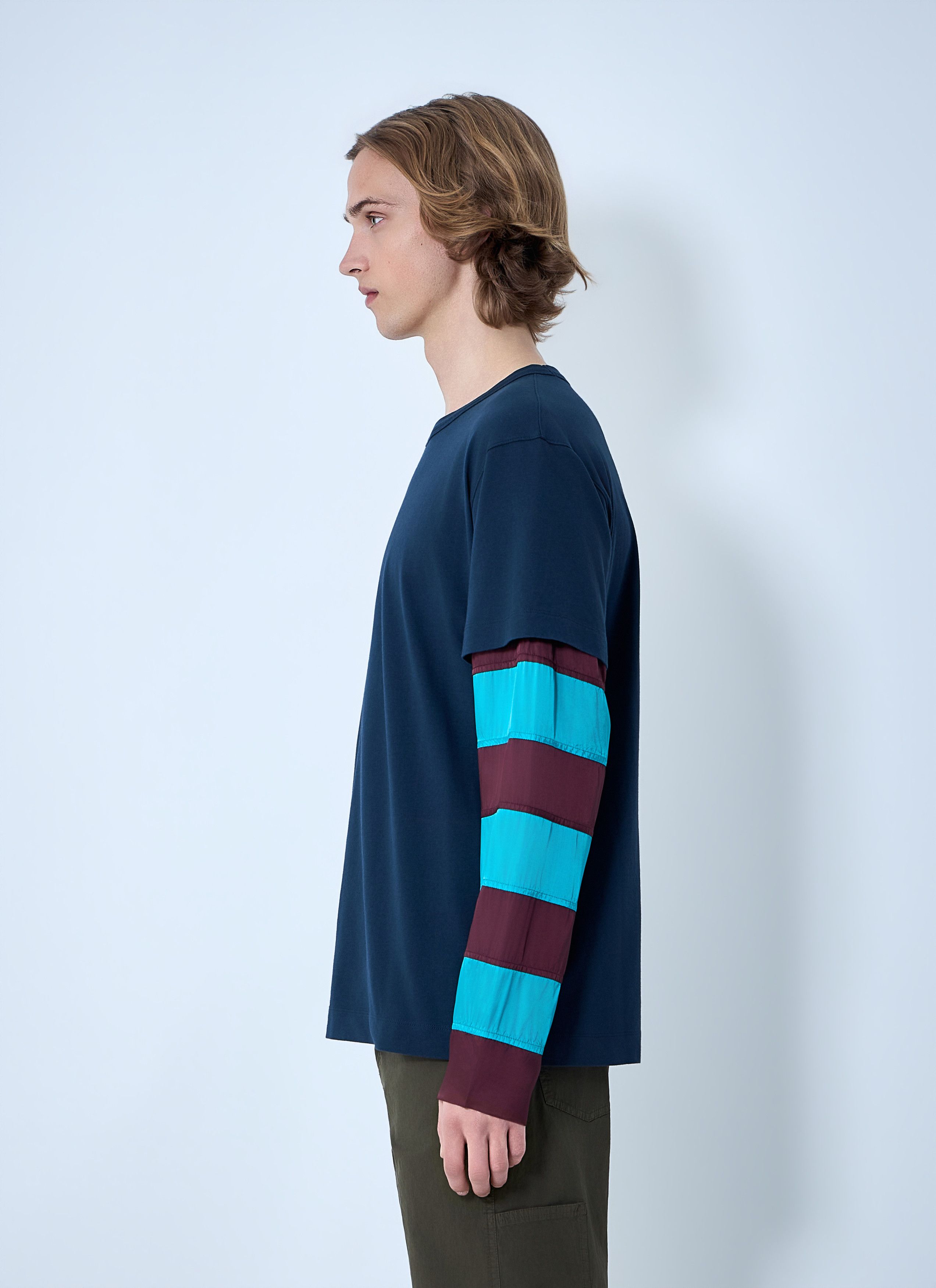 Dries Van Noten Contras Sleeves T-Shirt Size US S / EU 44-46 / 1 - 3 Thumbnail