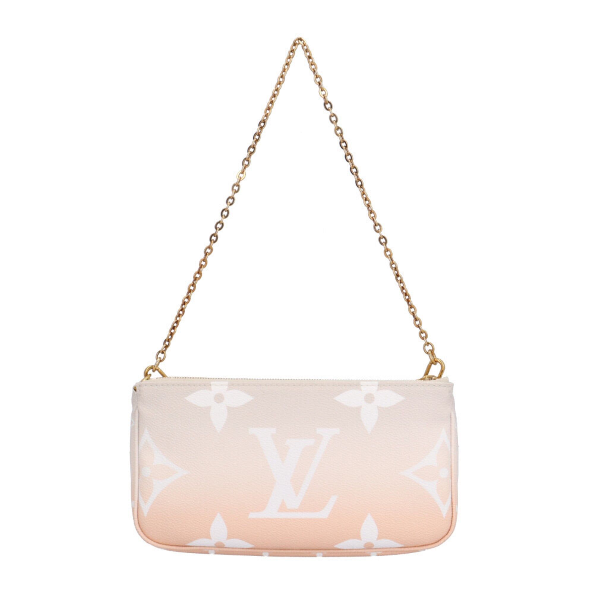 Louis Vuitton Louis Vuitton Multi Pochette Accessoires Giant Monogram Shoulder Bag, M57633, Pink, Women's, LOUIS VUITTON, 2-way Size ONE SIZE - 3 Thumbnail
