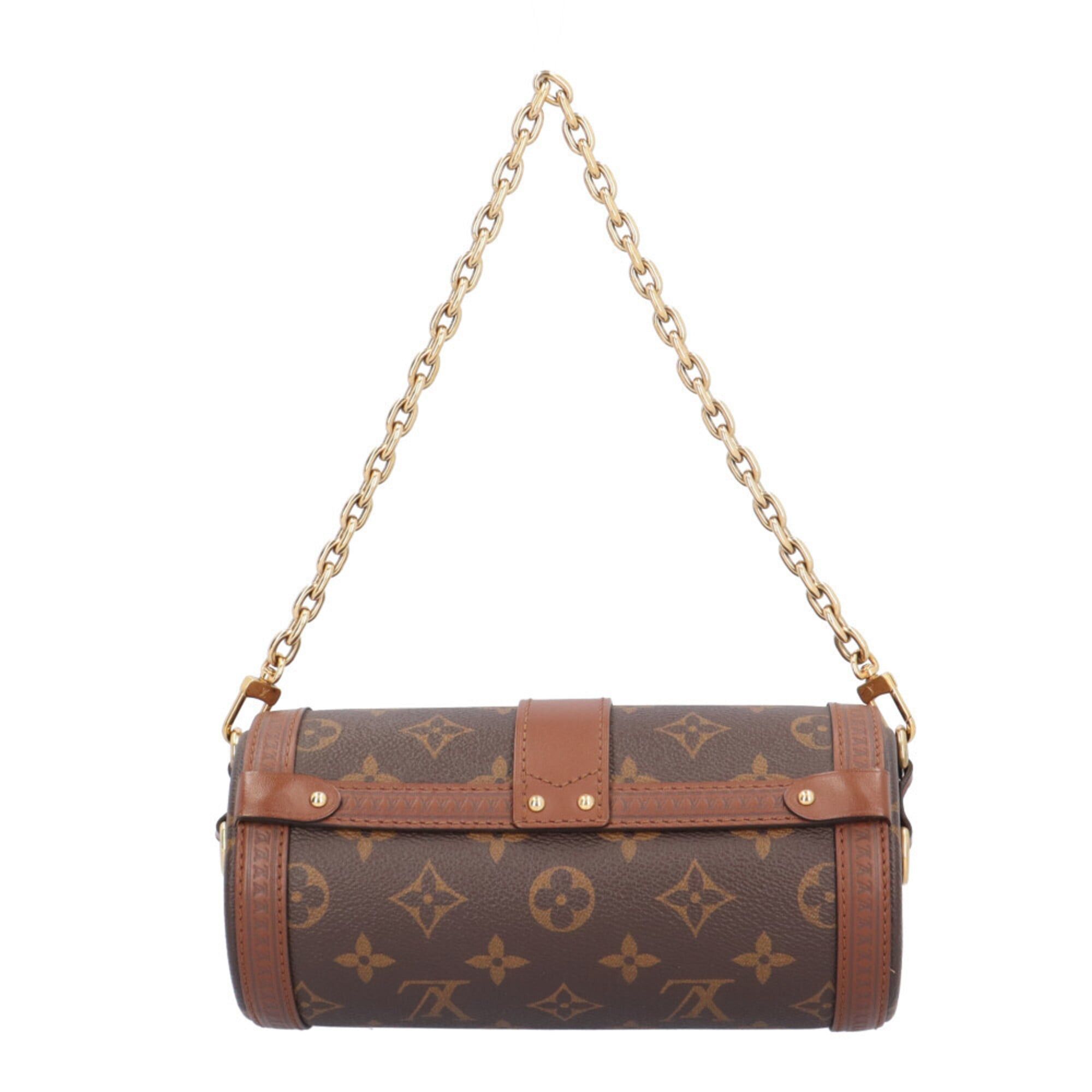 Louis Vuitton Louis Vuitton Papillon Trunk Monogram Shoulder Bag, Canvas M57835, Brown, Women's, LOUIS VUITTON, 2-way Size ONE SIZE - 4 Thumbnail