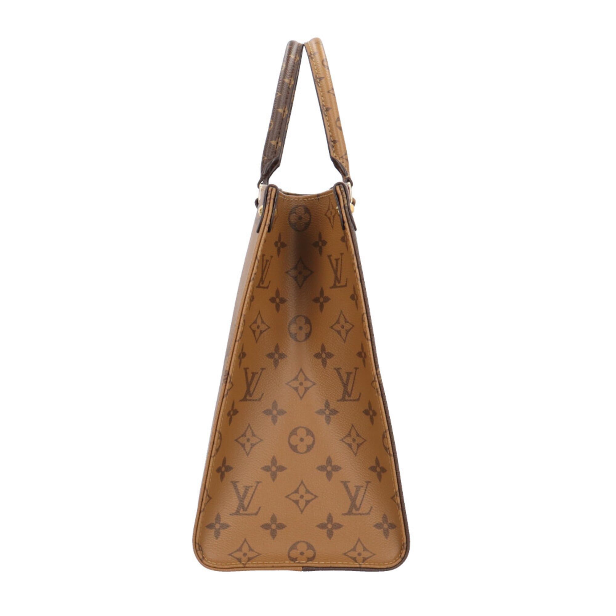 Louis Vuitton Louis Vuitton OnTheGo MM Monogram Giant Tote Bag, Reverse M45321 Brown, Women's, LOUIS VUITTON 2-way Size ONE SIZE - 4 Thumbnail