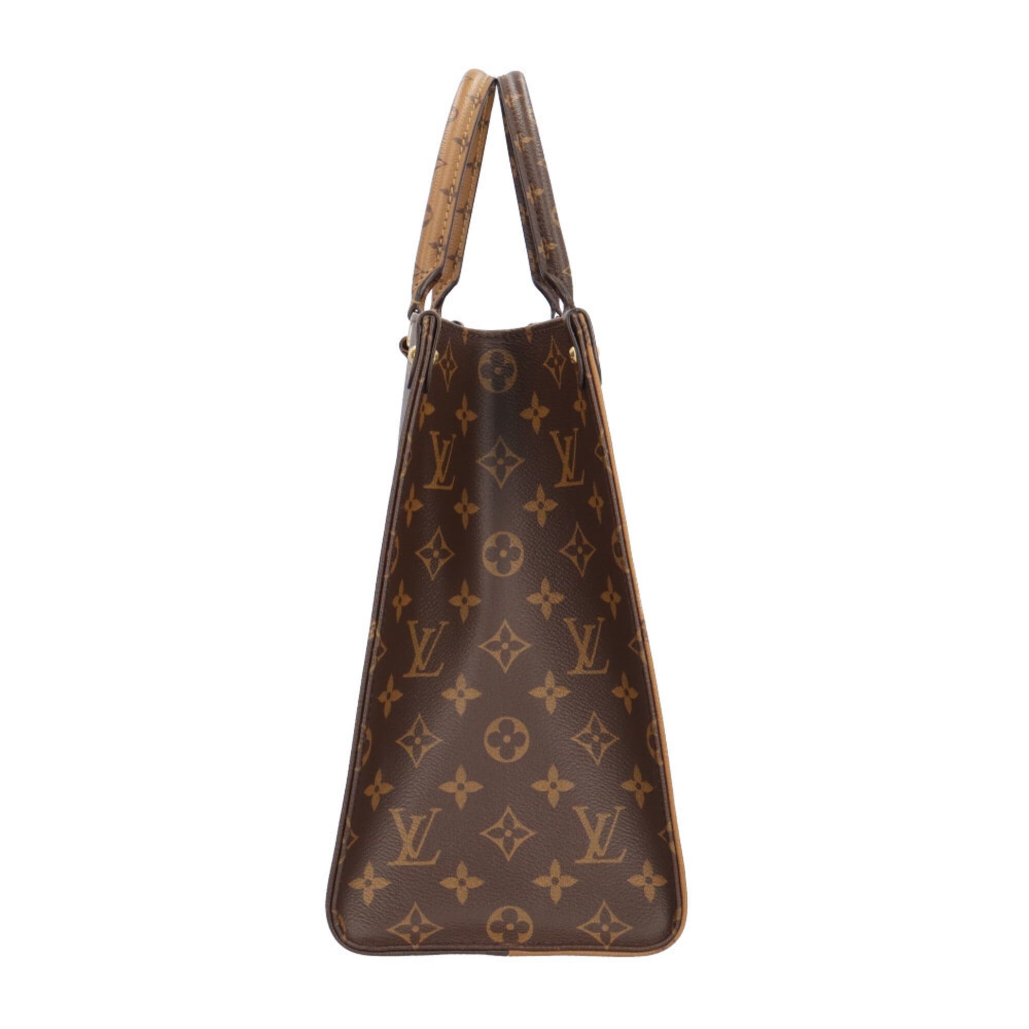 Louis Vuitton Louis Vuitton OnTheGo MM Monogram Giant Tote Bag, Reverse M45321 Brown, Women's, LOUIS VUITTON 2-way Size ONE SIZE - 5 Thumbnail