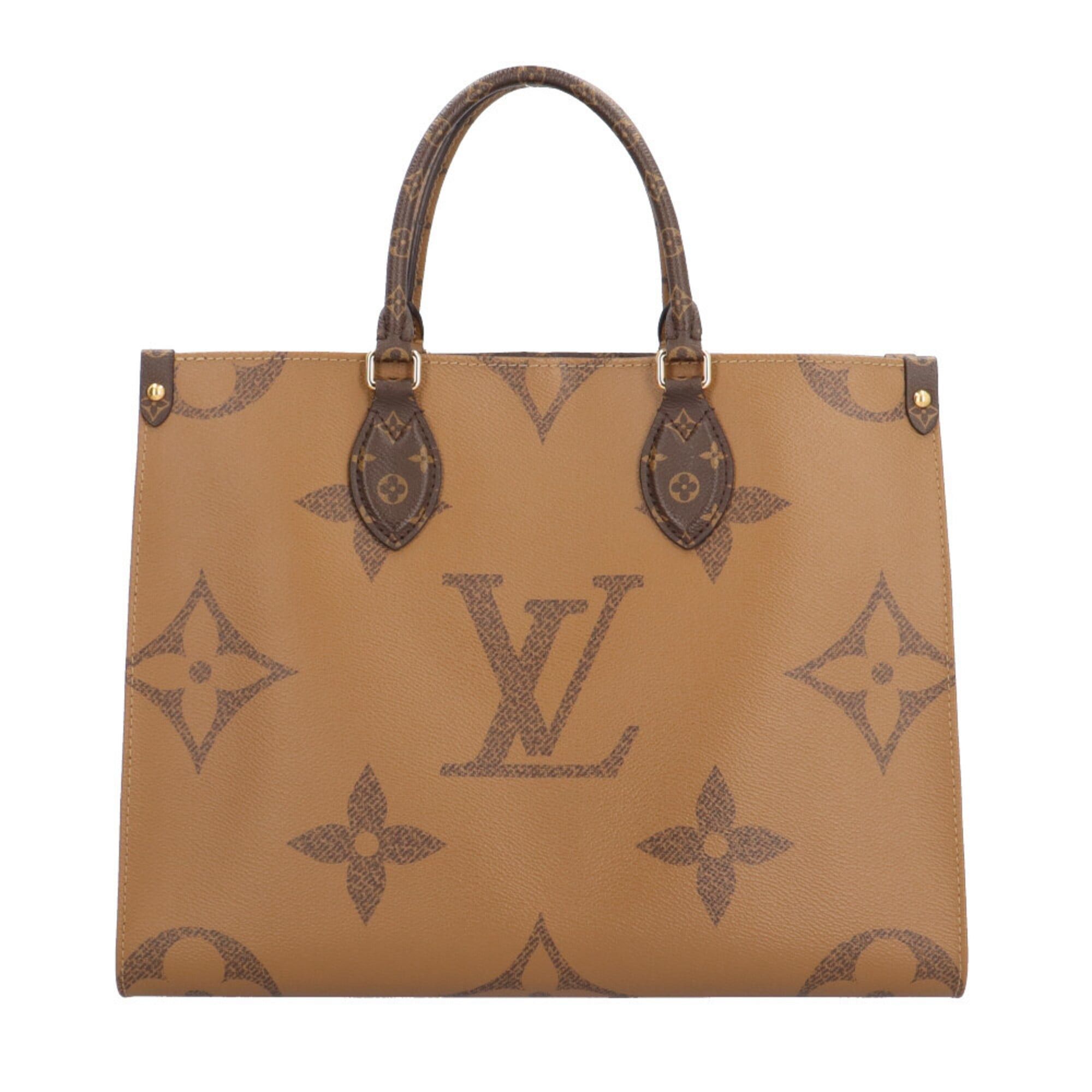 Louis Vuitton Louis Vuitton OnTheGo MM Monogram Giant Tote Bag, Reverse M45321 Brown, Women's, LOUIS VUITTON 2-way Size ONE SIZE - 3 Thumbnail