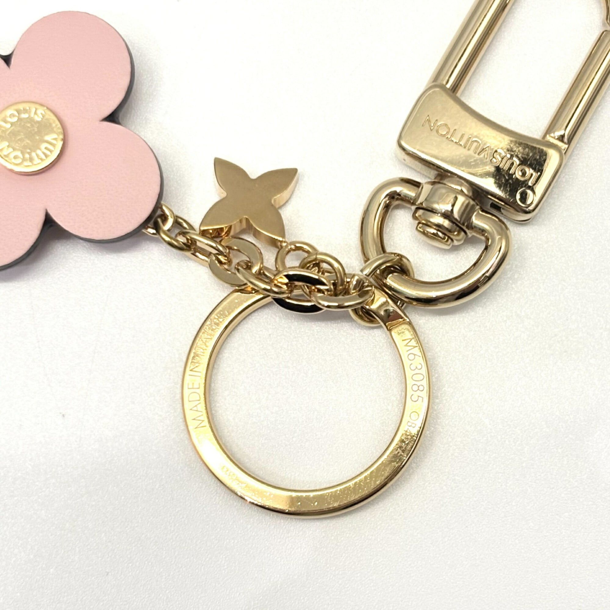 Louis Vuitton Louis Vuitton Portefeuille Blooming Flower BB Bag Charm Gold M68085 LOUIS VUITTON Size ONE SIZE - 4 Thumbnail