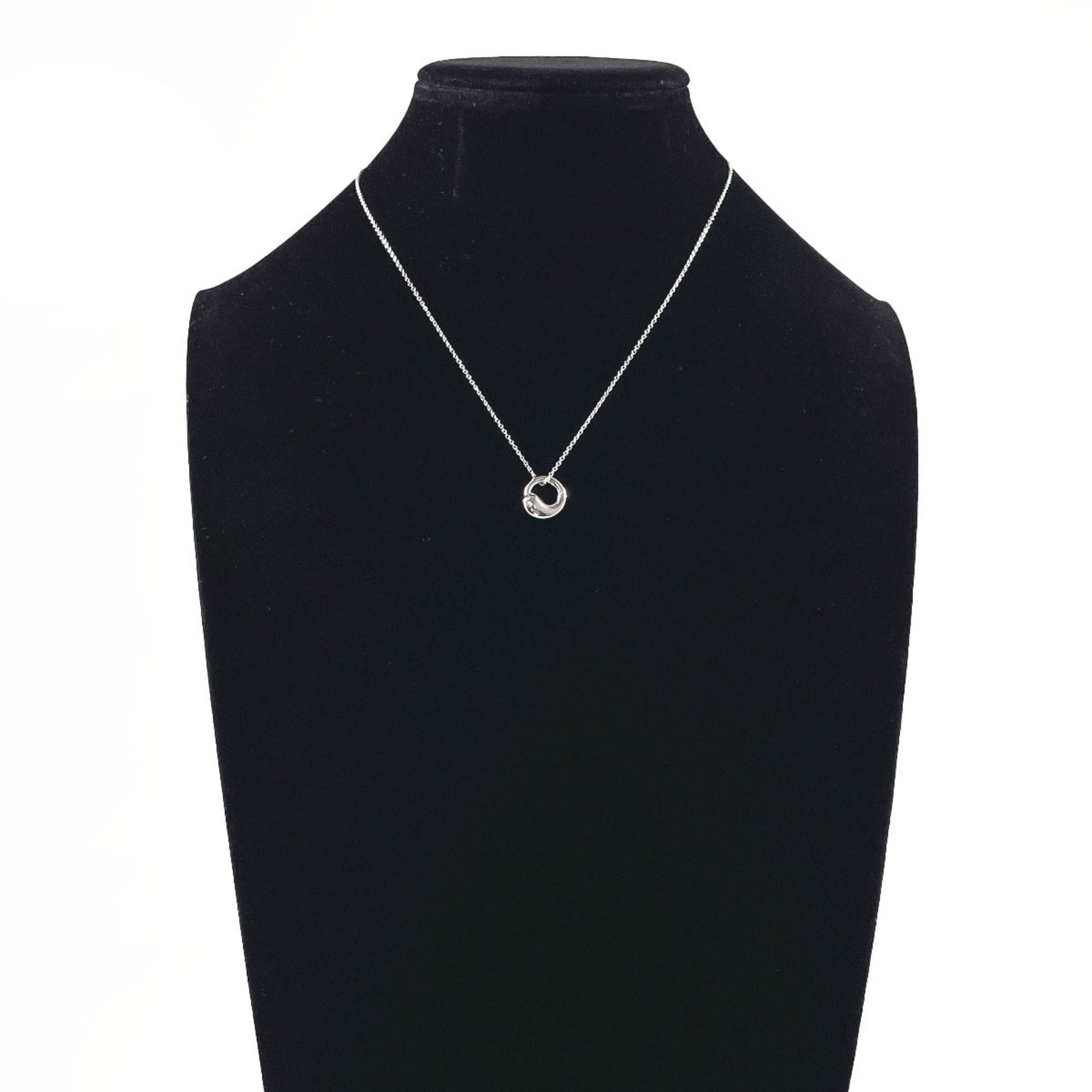 Tiffany & Co. TIFFANY&Co. Tiffany Eternal Circle Elsa Peretti Necklace, Sterling Silver 925, Women's Size ONE SIZE - 7 Thumbnail