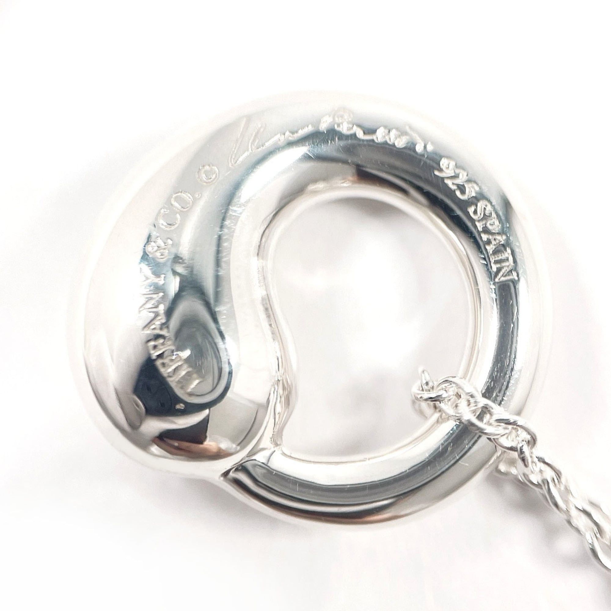 Tiffany & Co. TIFFANY&Co. Tiffany Eternal Circle Elsa Peretti Necklace, Sterling Silver 925, Women's Size ONE SIZE - 4 Thumbnail
