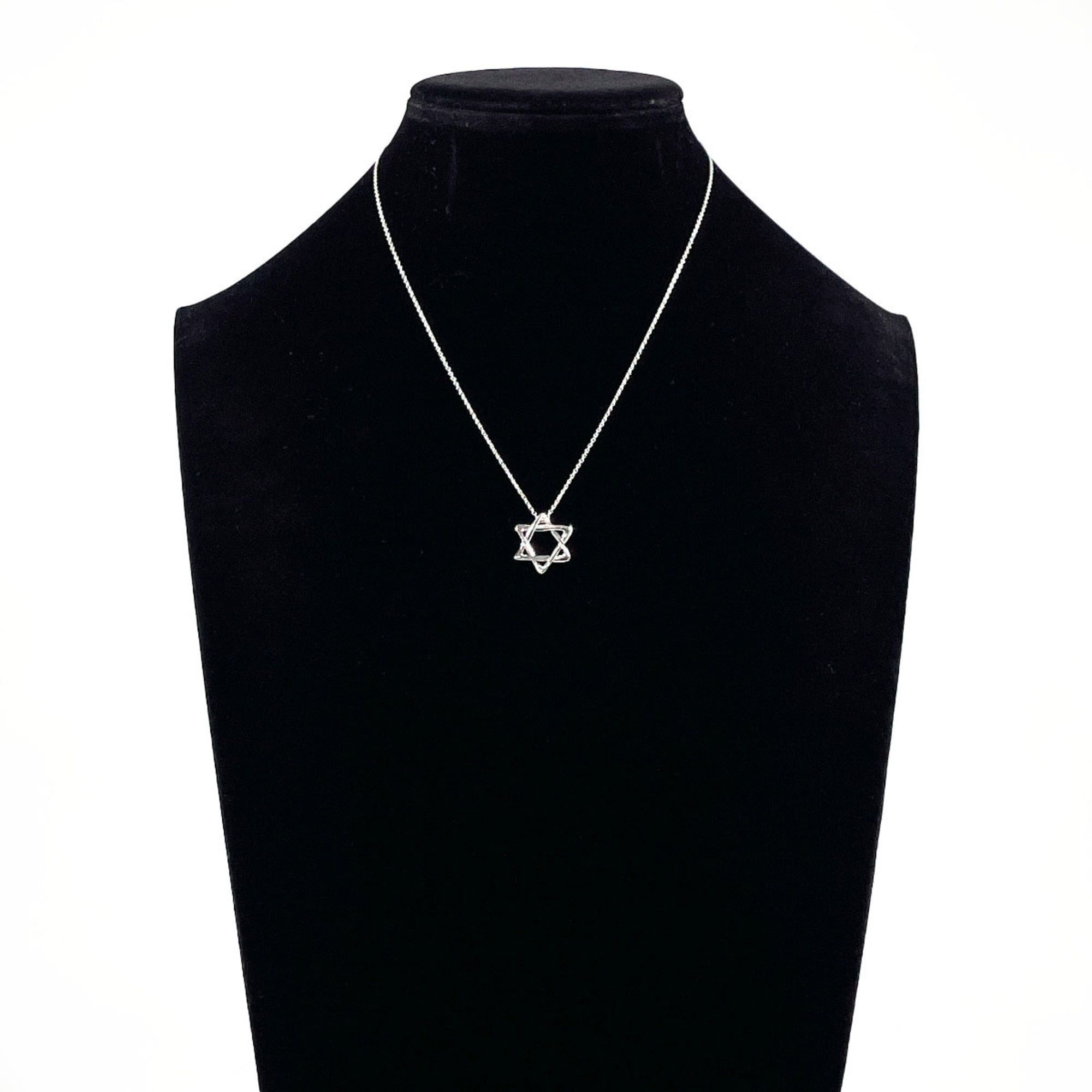 Tiffany & Co. TIFFANY&Co. Tiffany Star of David Elsa Peretti Necklace, Sterling Silver 925, Women's Size ONE SIZE - 6 Thumbnail