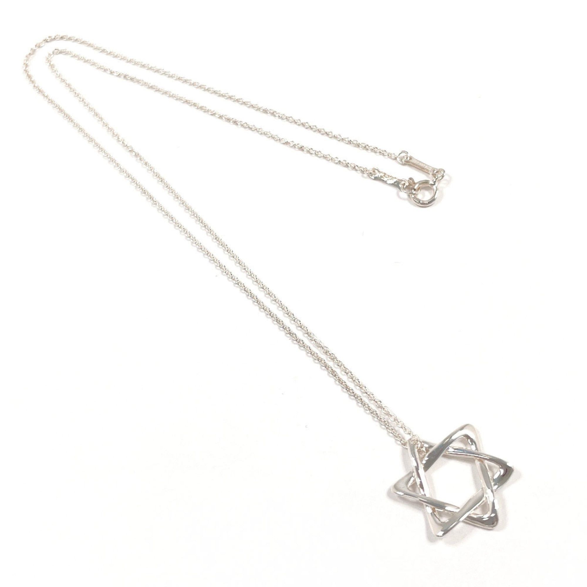 Tiffany & Co. TIFFANY&Co. Tiffany Star of David Elsa Peretti Necklace, Sterling Silver 925, Women's Size ONE SIZE - 3 Thumbnail