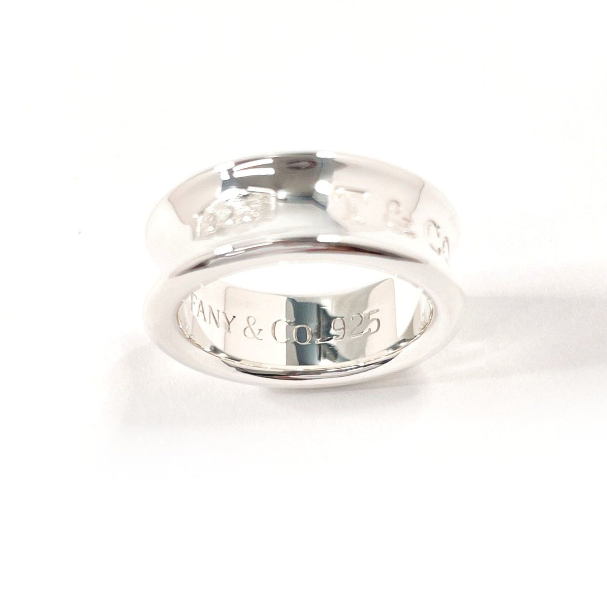 Tiffany & Co. TIFFANY&Co. Tiffany 1837 Medium Ring, Sterling Silver 925, Size 7.5cm, Women's Size ONE SIZE - 4 Thumbnail