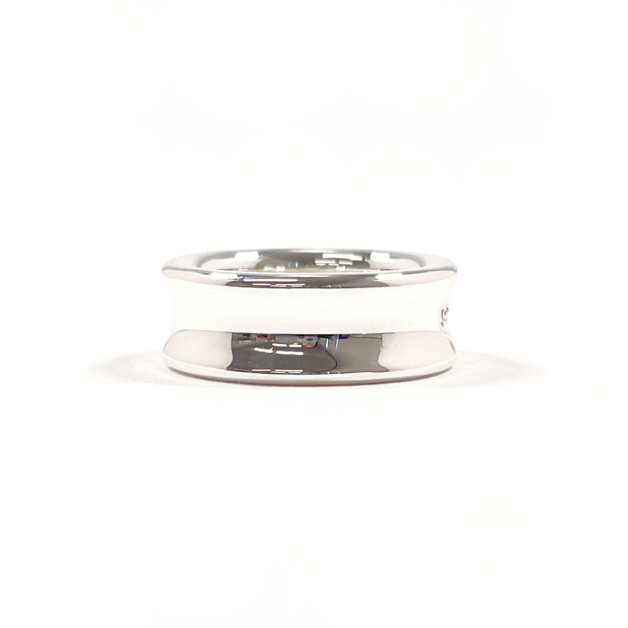 Tiffany & Co. TIFFANY&Co. Tiffany 1837 Medium Ring, Sterling Silver 925, Size 8, Silver, Women's Size ONE SIZE - 2 Thumbnail