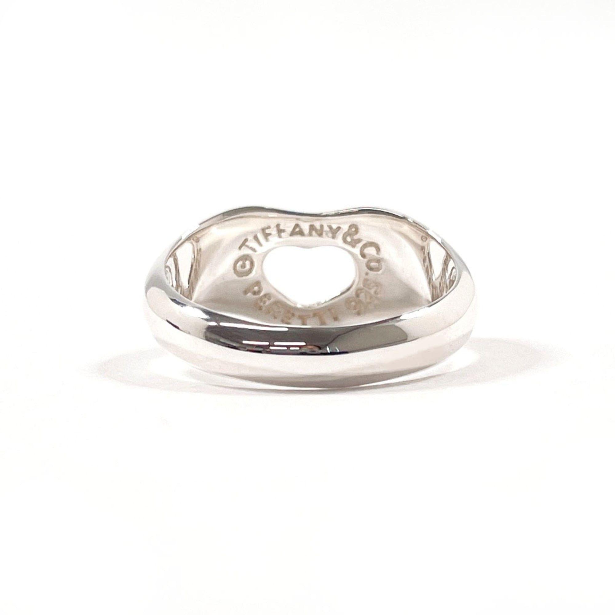 Tiffany & Co. TIFFANY&Co. Tiffany Open Heart Elsa Peretti Ring, Sterling Silver 925, 10.5cm, Women's Size ONE SIZE - 2 Thumbnail