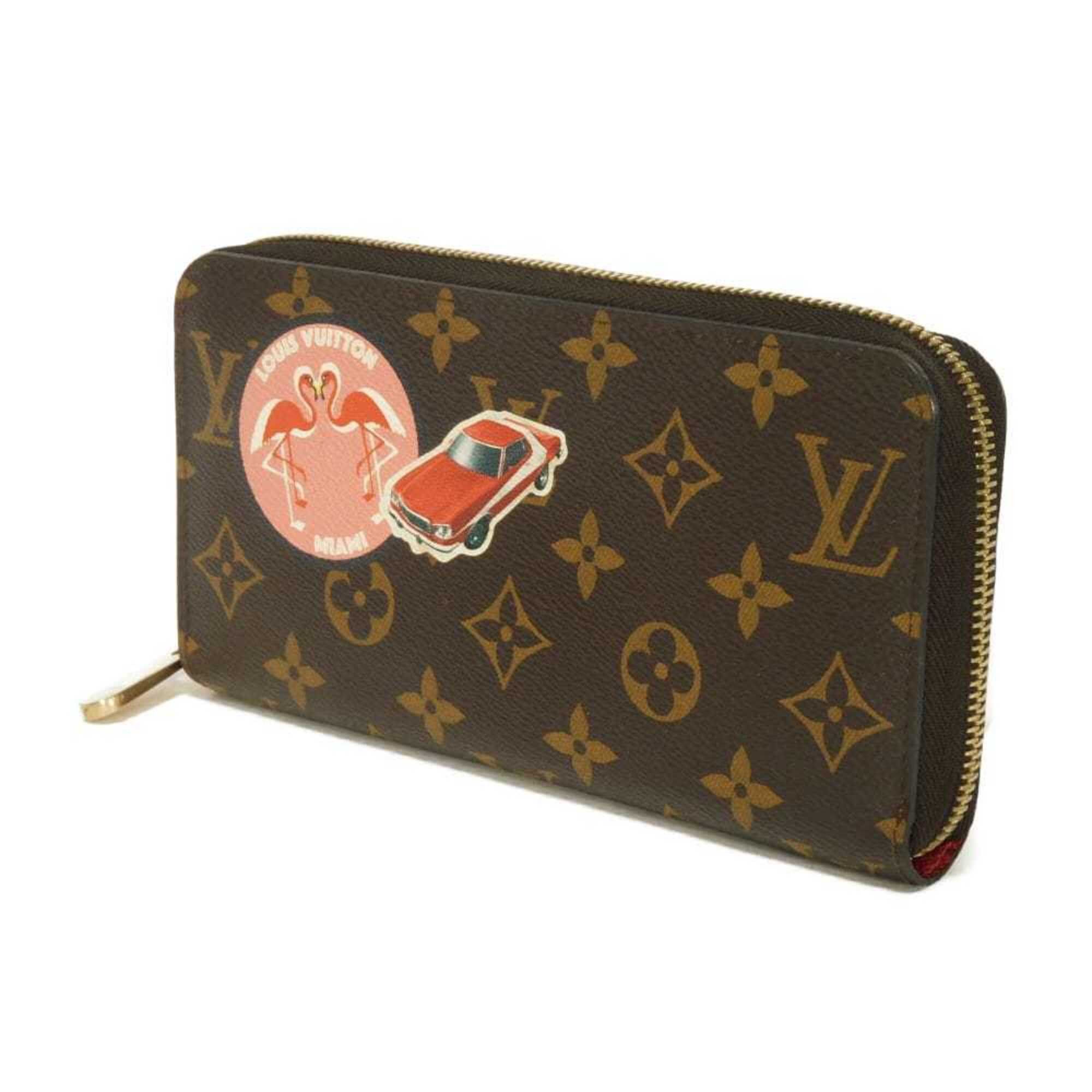 Louis Vuitton Louis Vuitton Zippy Wallet Long Sticker Round Zipper Monogram My LV World Tour Cerise M62149 Men's Women's Size ONE SIZE - 2 Thumbnail