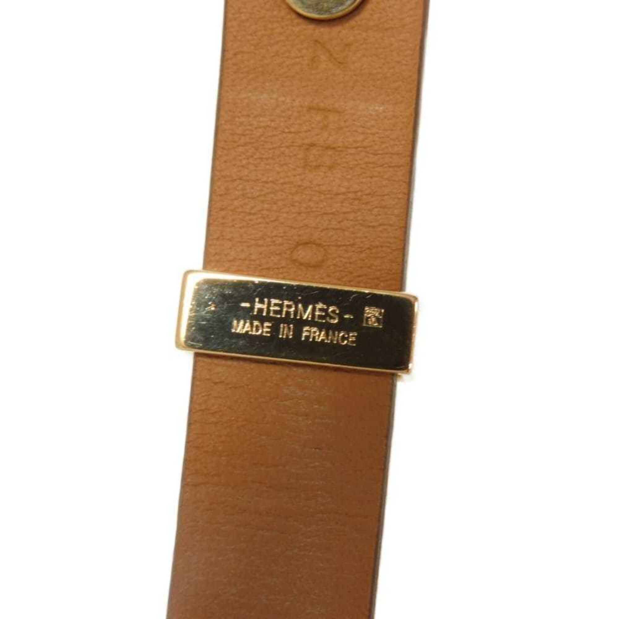 Hermes Hermes Bracelet As de Coeur T2 Ace Brown S Heart Studs Veau Swift Gold Z Stamp Women's Size ONE SIZE - 11 Thumbnail