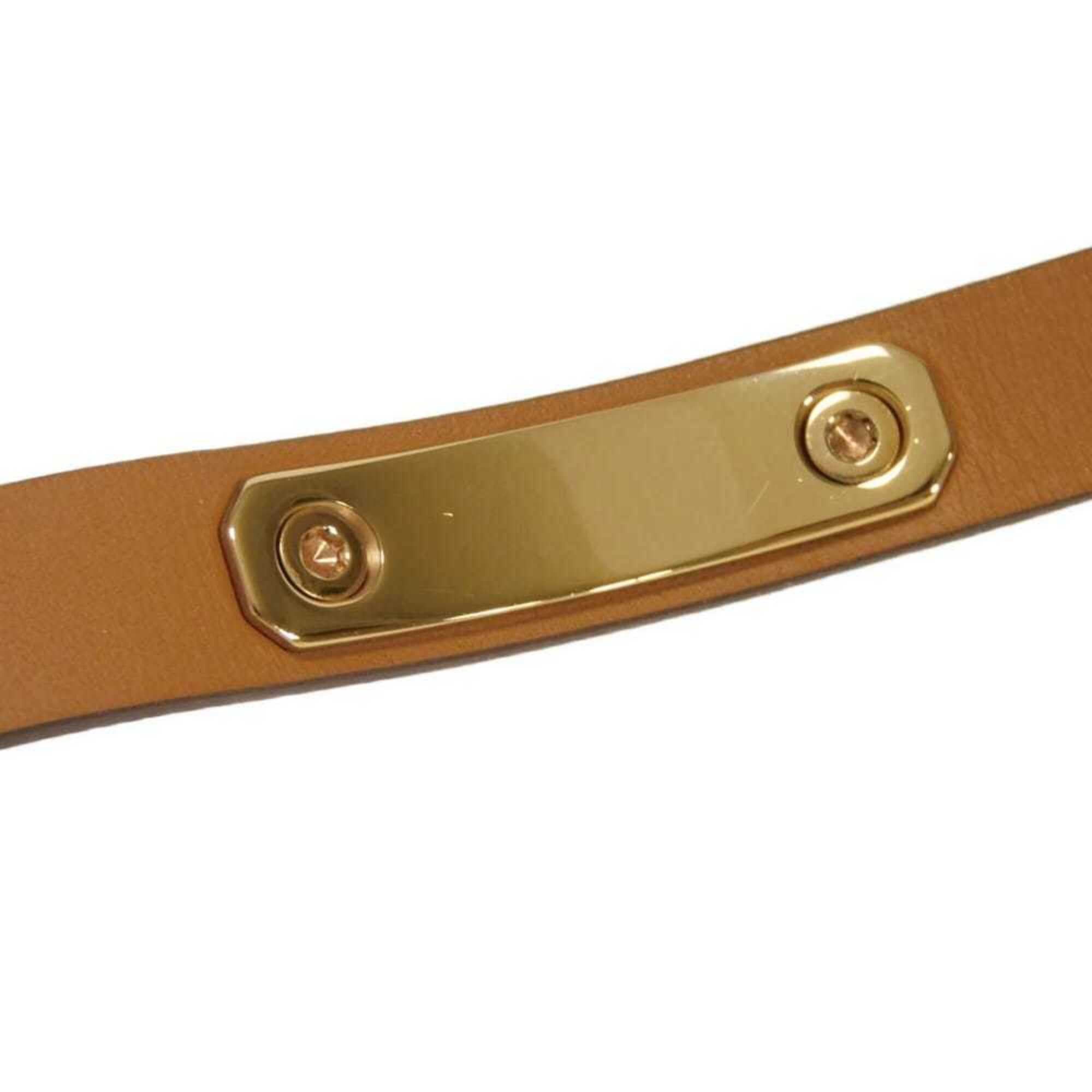 Hermes Hermes Bracelet As de Coeur T2 Ace Brown S Heart Studs Veau Swift Gold Z Stamp Women's Size ONE SIZE - 12 Thumbnail