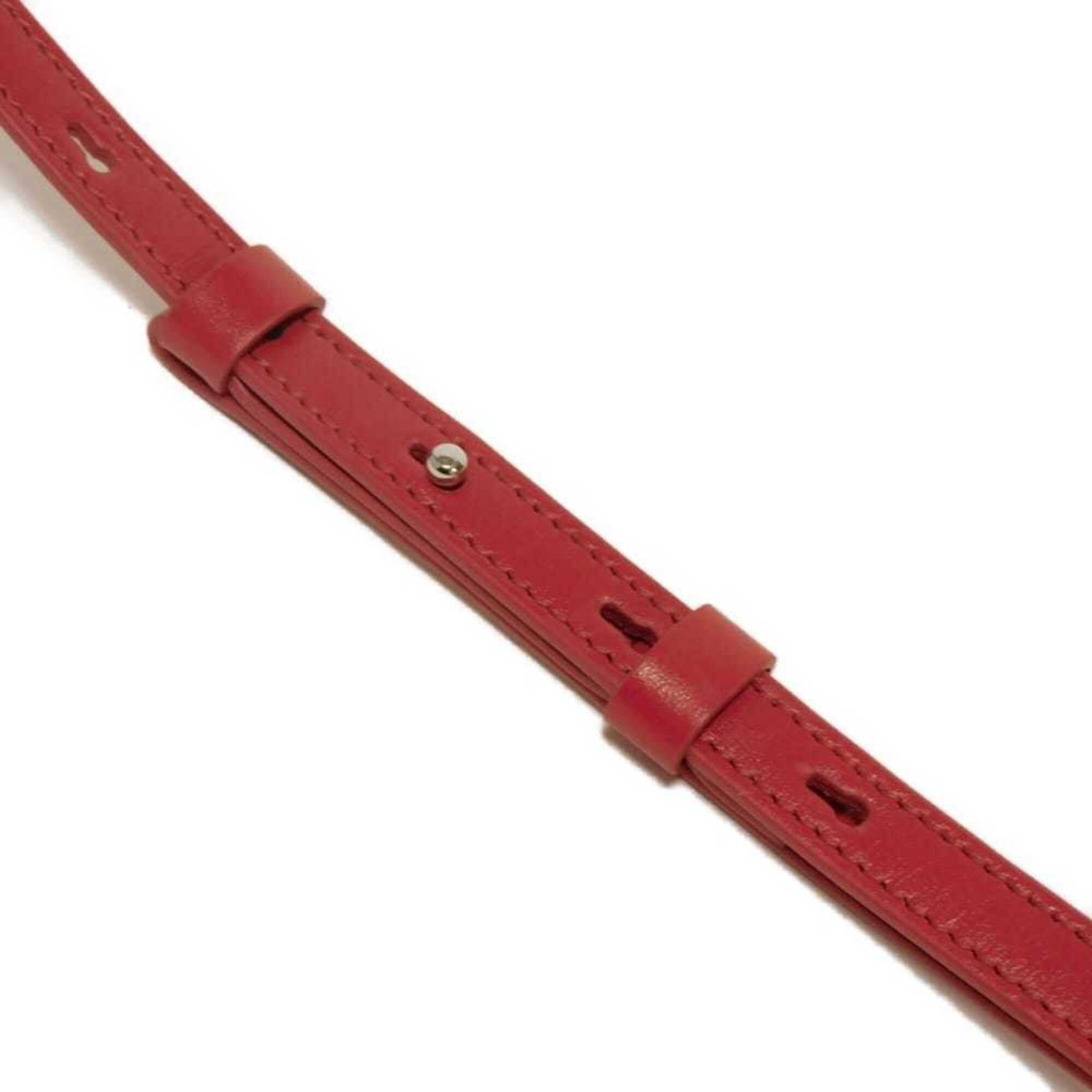 Salvatore Ferragamo Salvatore Ferragamo Shoulder Bag Double Gancini Mini Chain Calfskin 2-Way New Logo Red 218357 Women's Size ONE SIZE - 22 Thumbnail