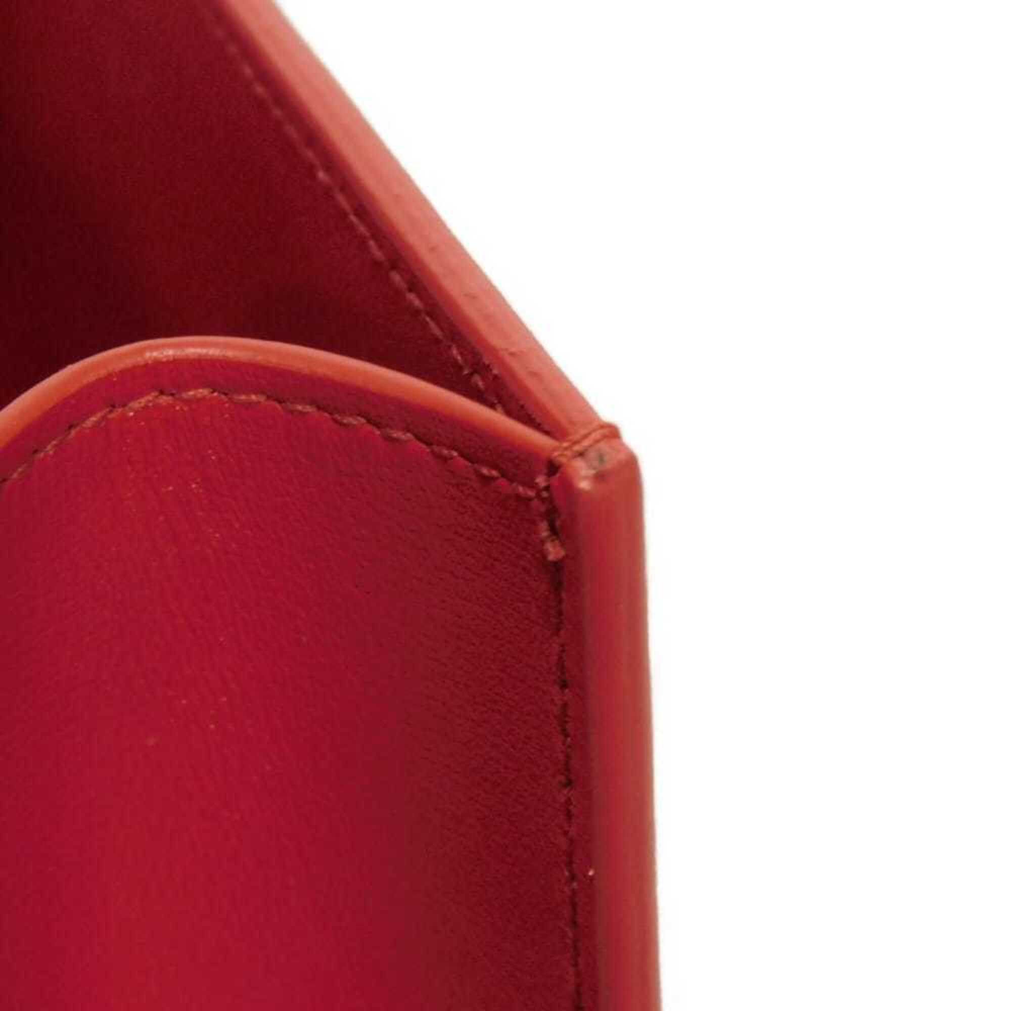 Salvatore Ferragamo Salvatore Ferragamo Shoulder Bag Double Gancini Mini Chain Calfskin 2-Way New Logo Red 218357 Women's Size ONE SIZE - 13 Thumbnail