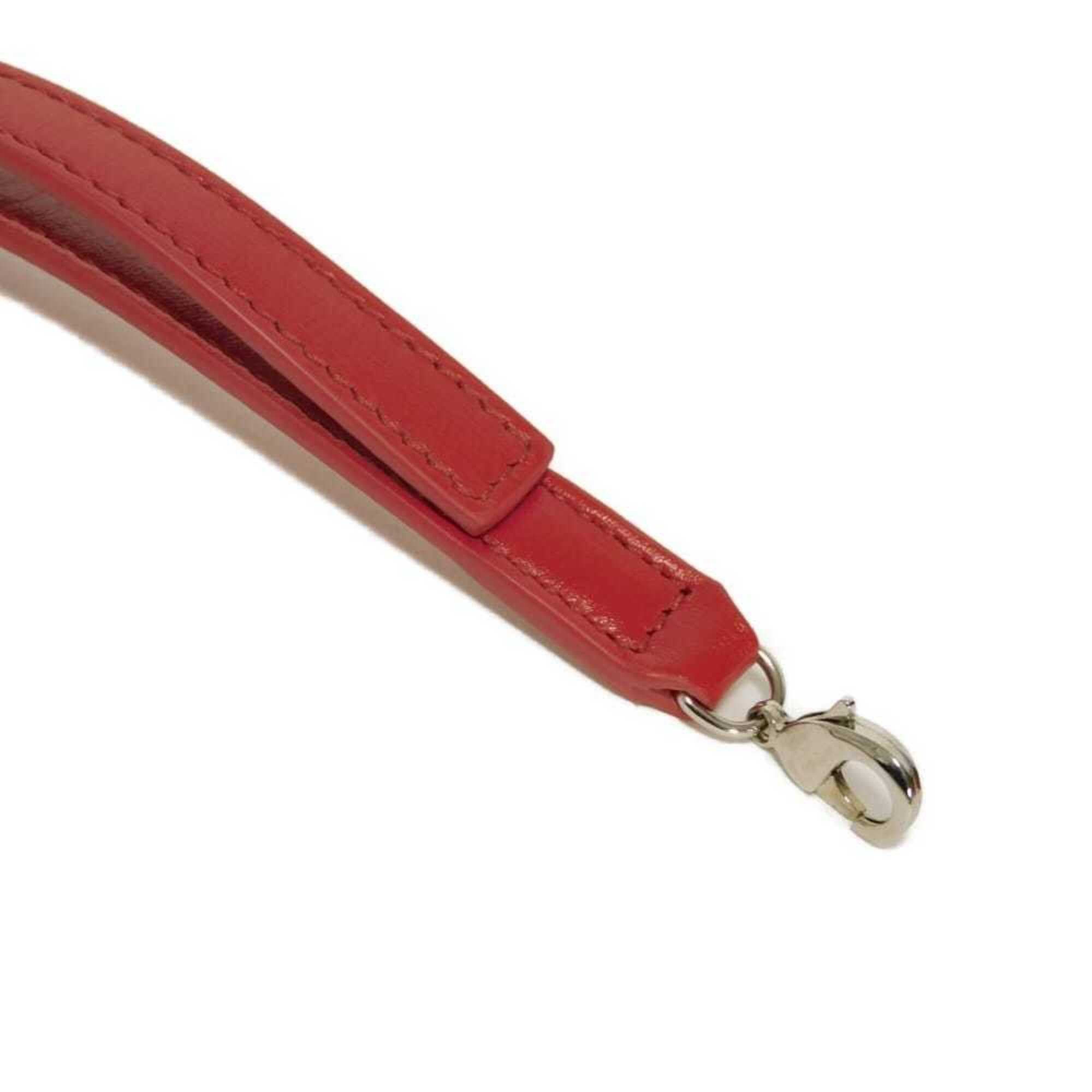 Salvatore Ferragamo Salvatore Ferragamo Shoulder Bag Double Gancini Mini Chain Calfskin 2-Way New Logo Red 218357 Women's Size ONE SIZE - 21 Thumbnail
