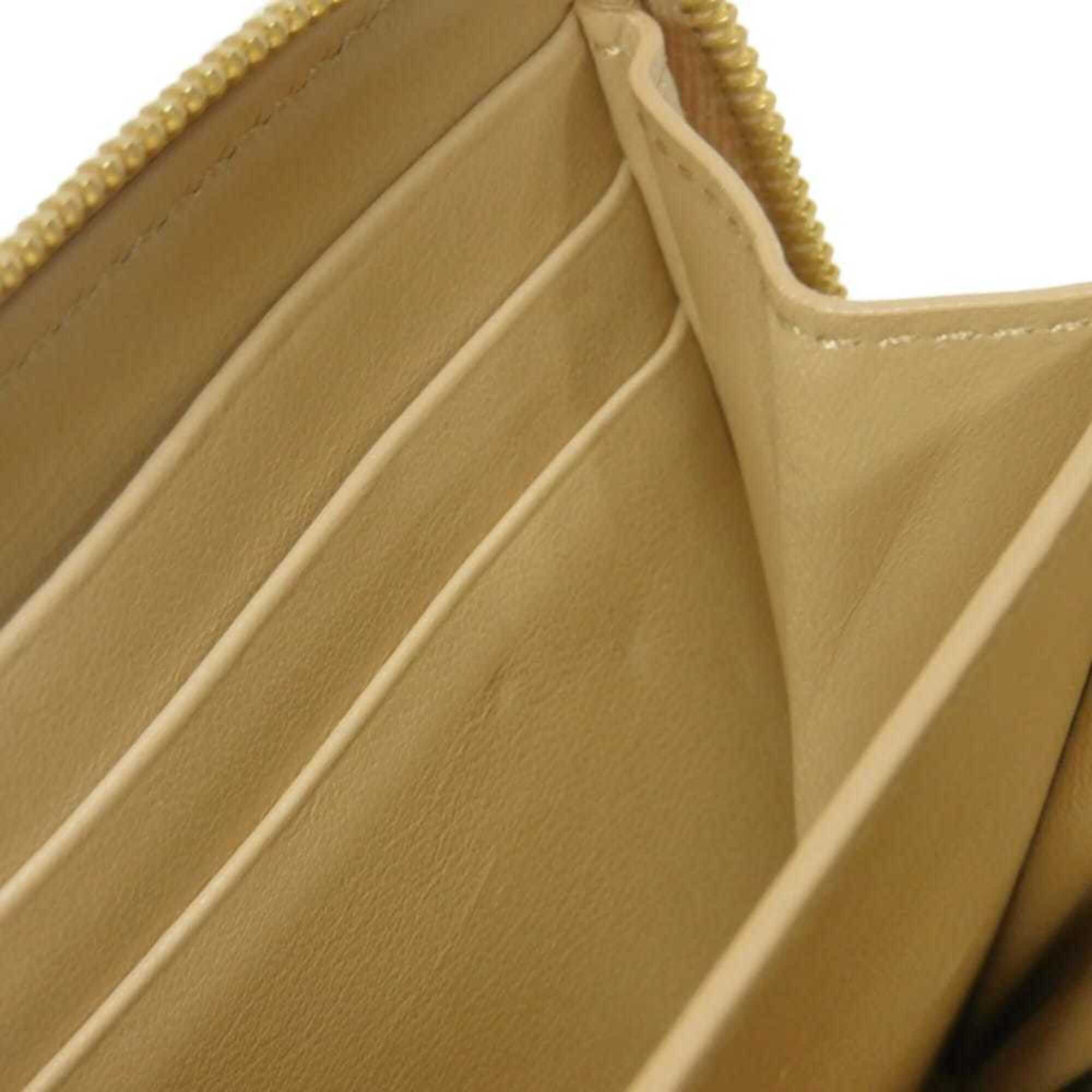 Celine Celine Coin Case, Laminated, Compact, Zip-around, New Logo, Metallic Gold, 10B663BG5.35OR, Men's & Women's Size ONE SIZE - 9 Thumbnail