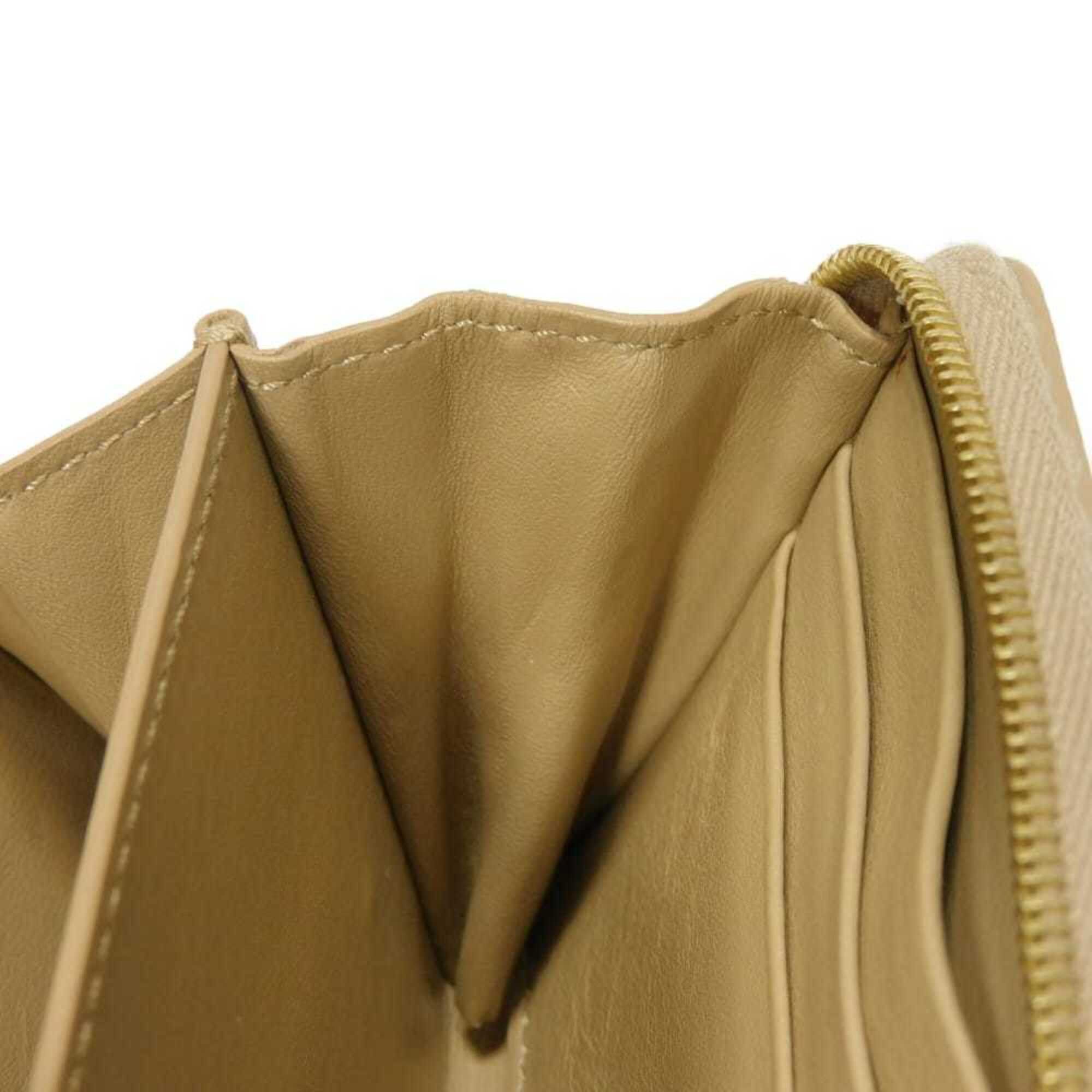 Celine Celine Coin Case, Laminated, Compact, Zip-around, New Logo, Metallic Gold, 10B663BG5.35OR, Men's & Women's Size ONE SIZE - 12 Thumbnail