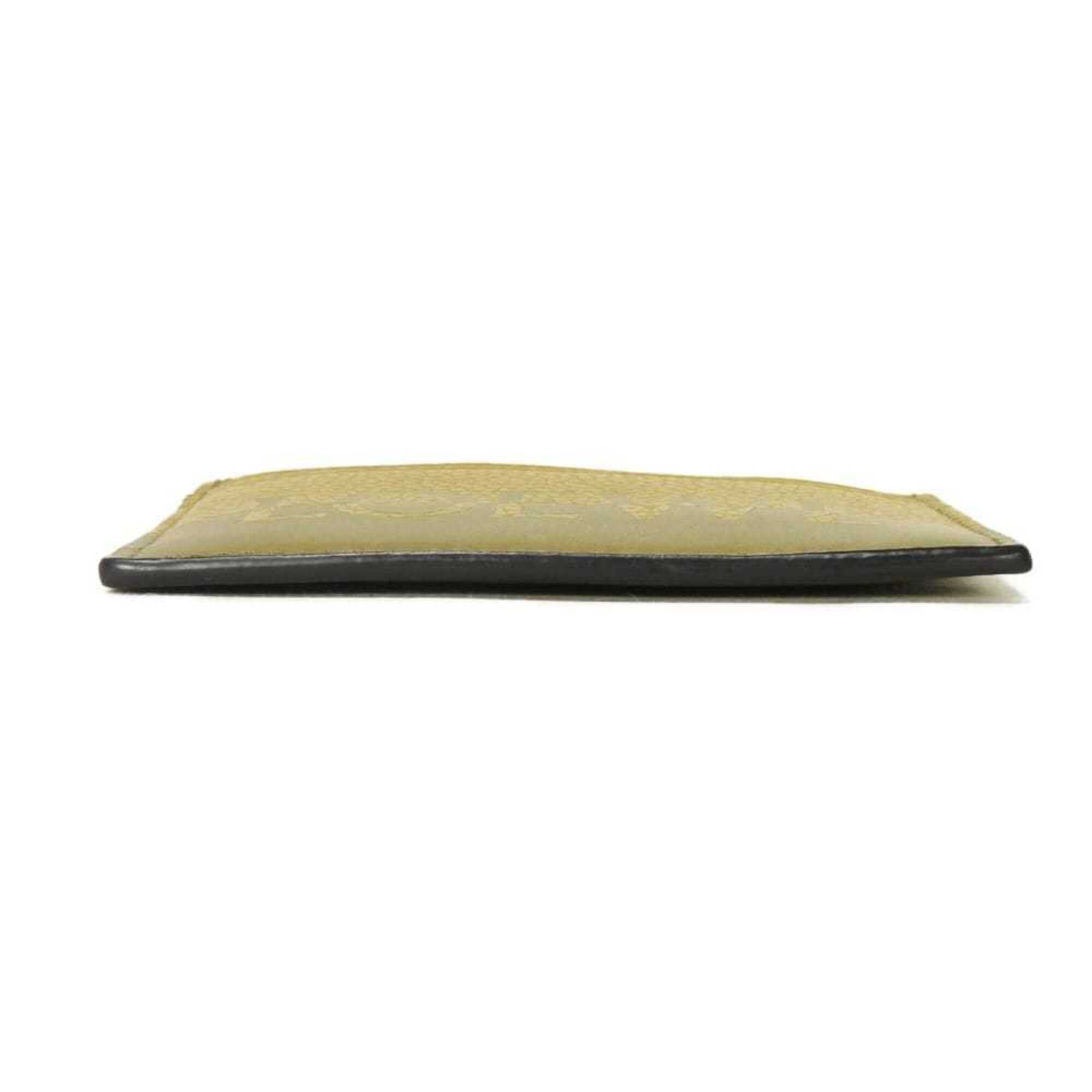 Loewe LOEWE Signature Plain Card Case, Bi-color Khaki Calf Smooth Pass Logo, Olive, C314322X01, Men's & Women's Size ONE SIZE - 13 Thumbnail