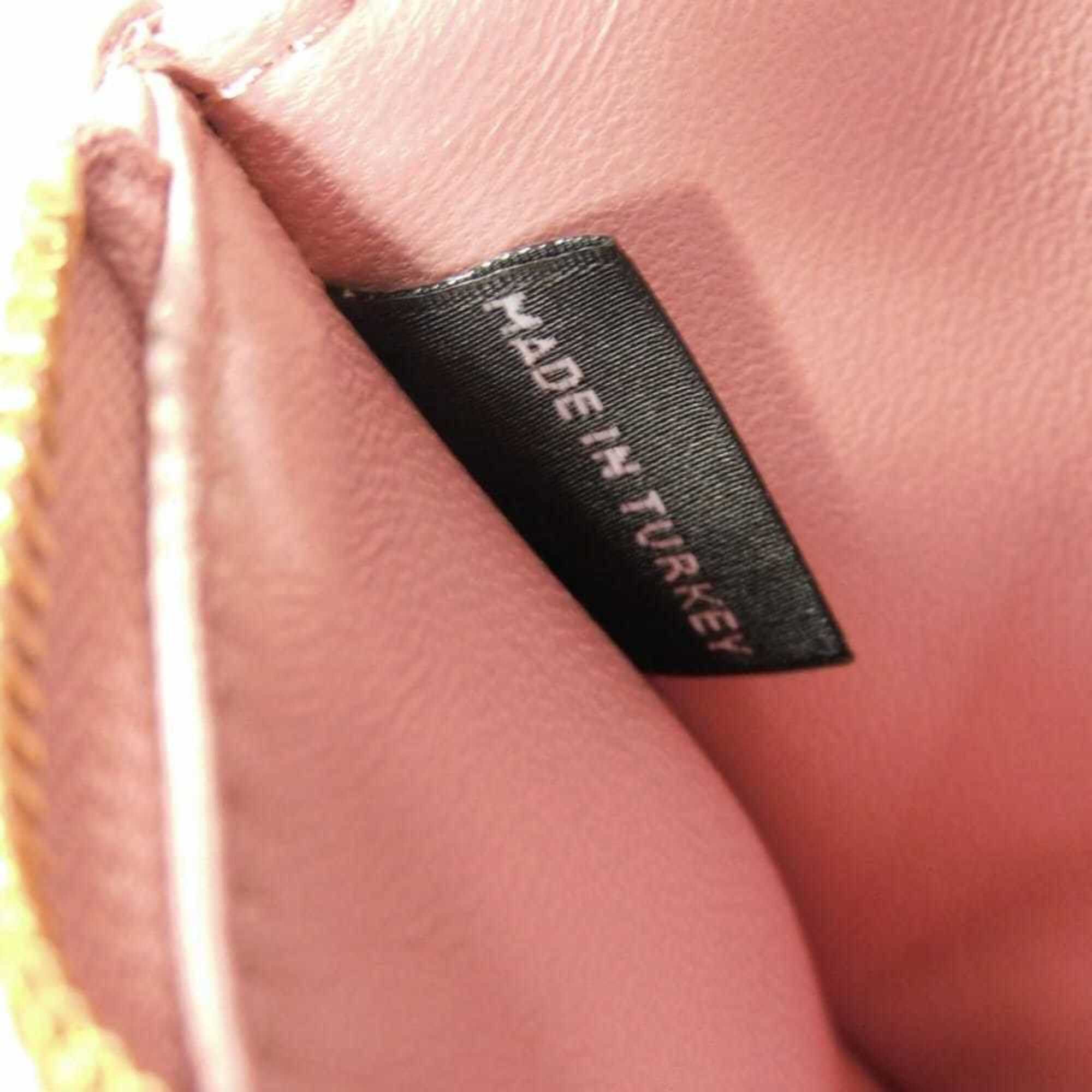 Miu Miu Miu coin case, Matelassé gathered lambskin card case with RFID IC chip, metal logo, pink, 5MB006, women's. Size ONE SIZE - 7 Thumbnail