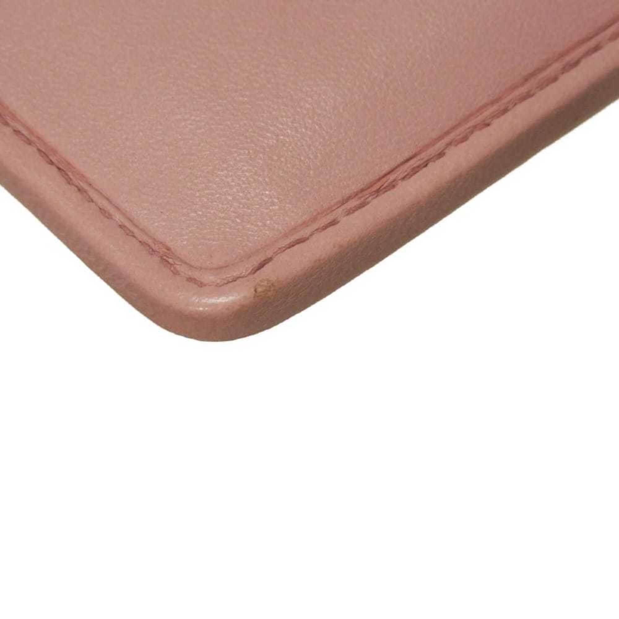 Miu Miu Miu coin case, Matelassé gathered lambskin card case with RFID IC chip, metal logo, pink, 5MB006, women's. Size ONE SIZE - 19 Thumbnail