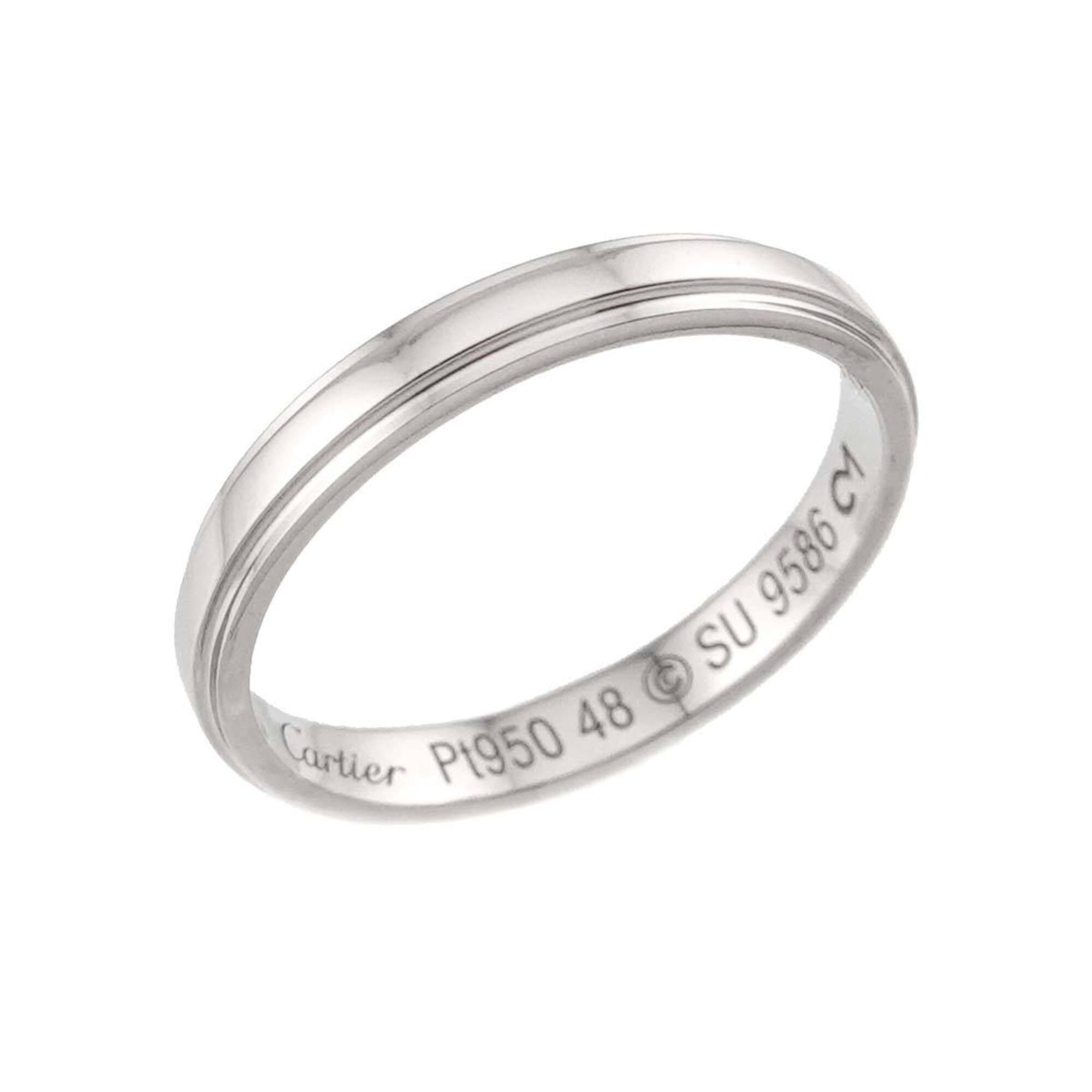 Cartier Cartier d Amour Ring #48, 2.5mm wide, Platinum. Size ONE SIZE - 5 Thumbnail