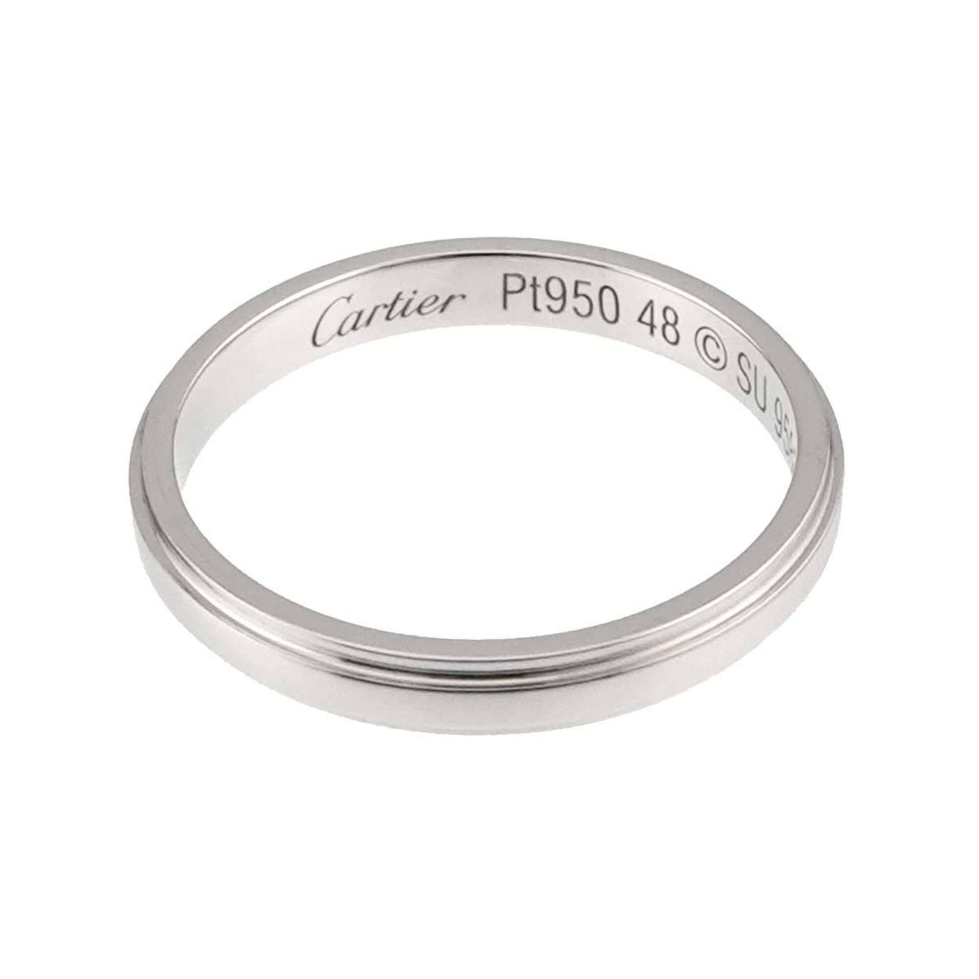 Cartier Cartier d Amour Ring #48, 2.5mm wide, Platinum. Size ONE SIZE - 3 Thumbnail