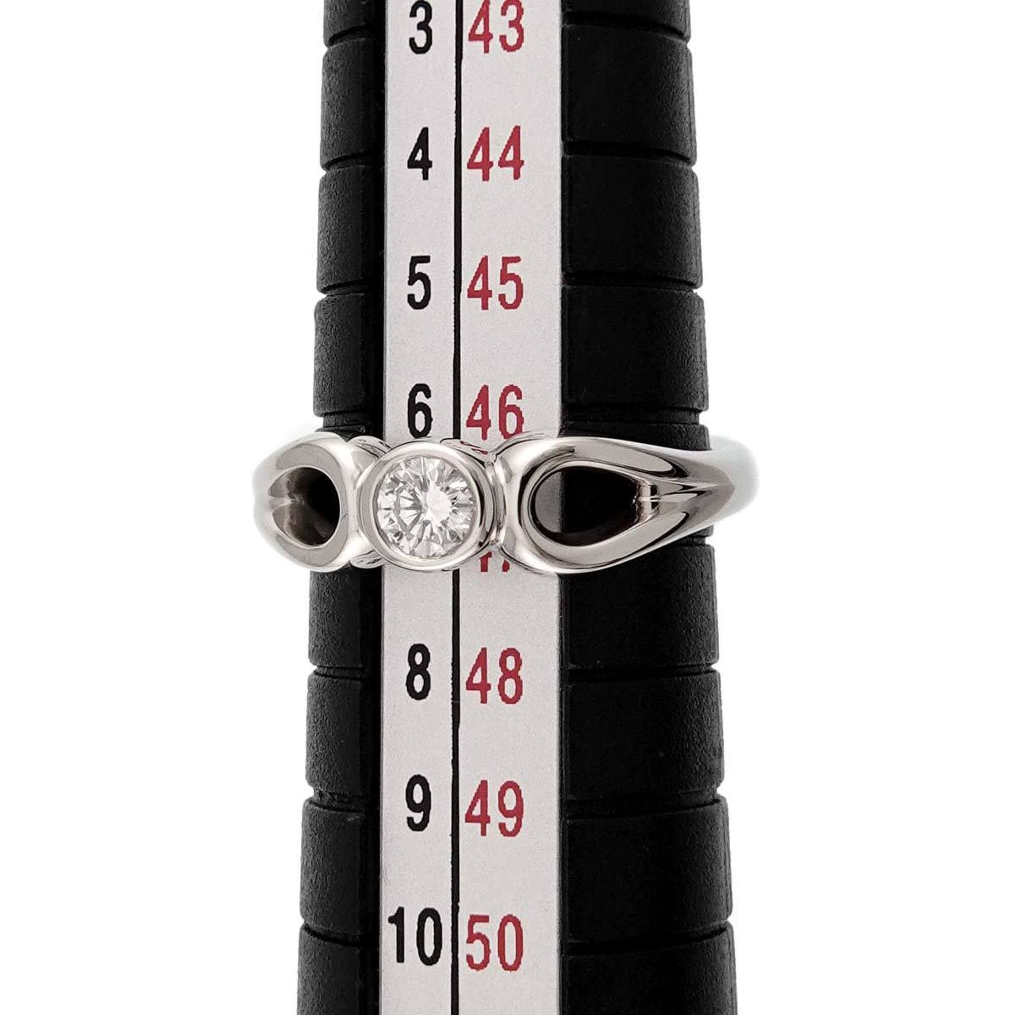 Tiffany & Co. Tiffany & Co. Double Teardrop Ring with Diamonds, Platinum (Pt) Size ONE SIZE - 6 Thumbnail