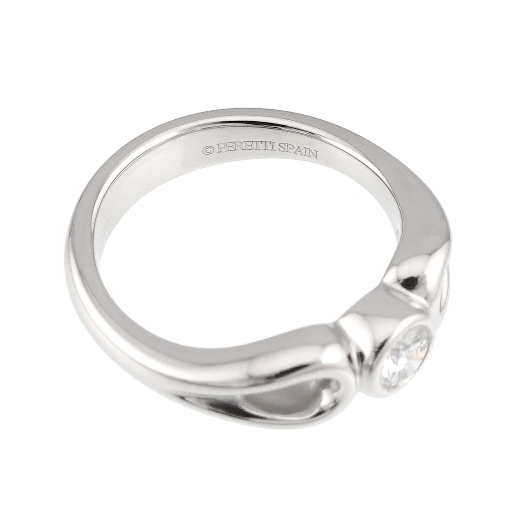 Tiffany & Co. Tiffany & Co. Double Teardrop Ring with Diamonds, Platinum (Pt) Size ONE SIZE - 3 Thumbnail