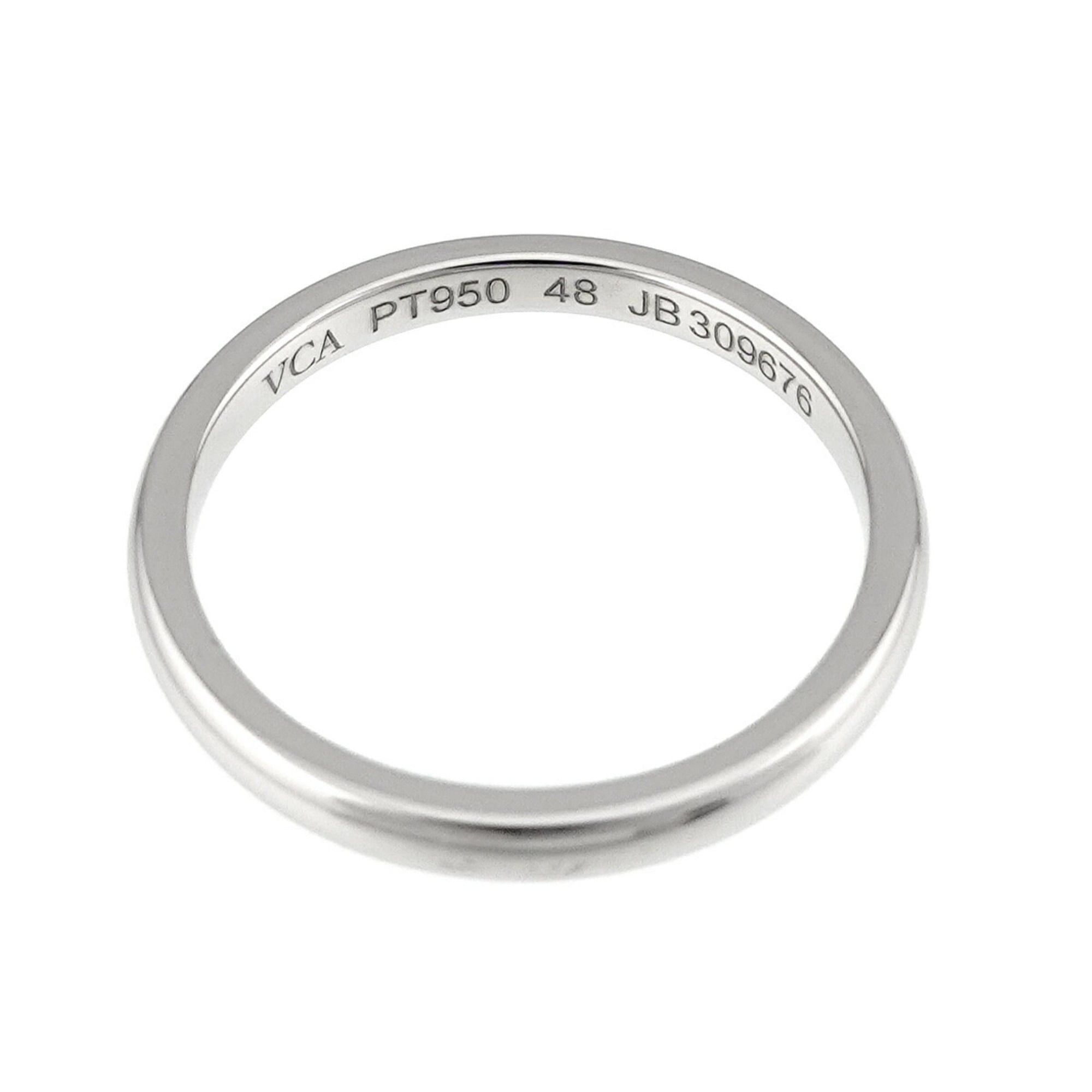 Van Cleef & Arpels Van Cleef & Arpels Tendrement #48 Ring, 2mm wide, Platinum. Size ONE SIZE - 3 Thumbnail