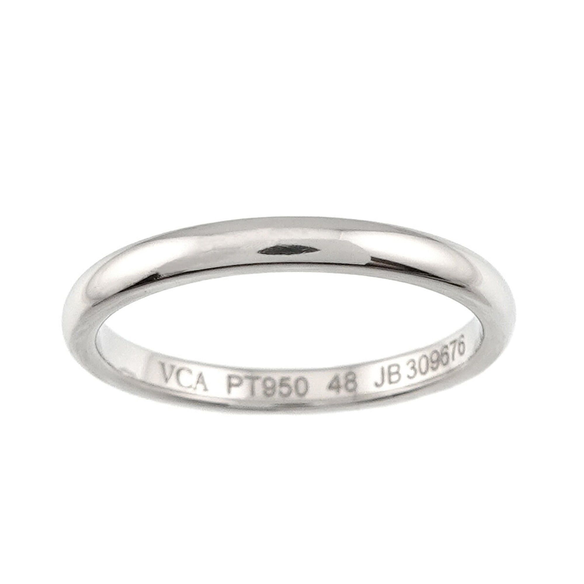 Van Cleef & Arpels Van Cleef & Arpels Tendrement #48 Ring, 2mm wide, Platinum. Size ONE SIZE - 2 Thumbnail