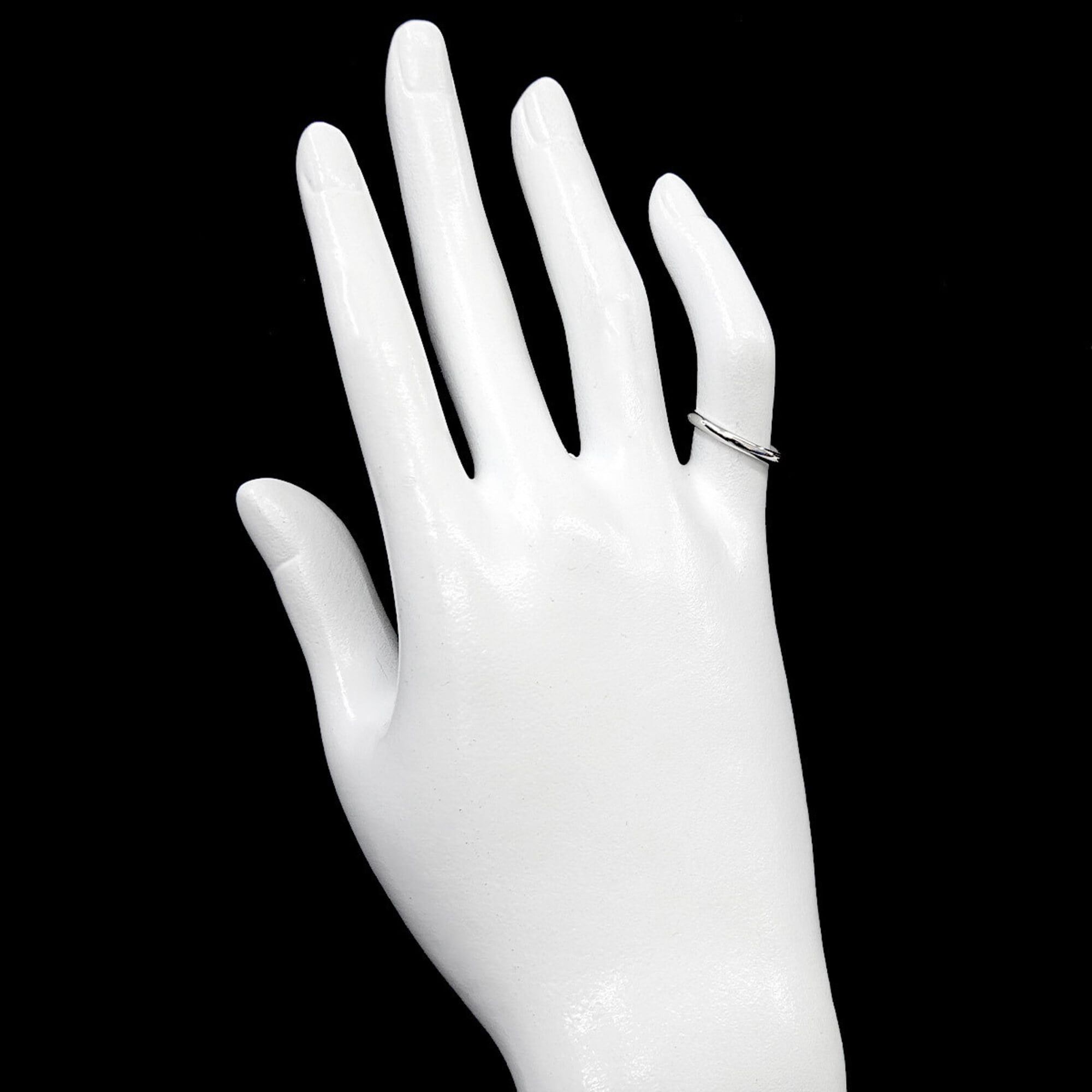 Van Cleef & Arpels Van Cleef & Arpels Tendrement #48 Ring, 2mm wide, Platinum. Size ONE SIZE - 6 Thumbnail