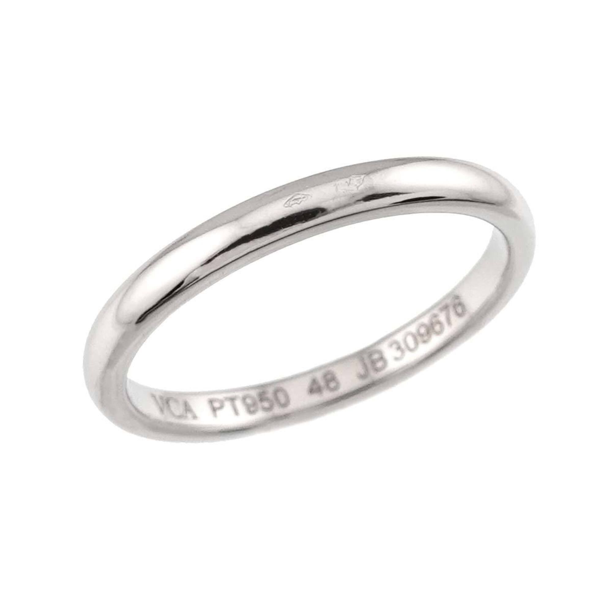 Van Cleef & Arpels Van Cleef & Arpels Tendrement #48 Ring, 2mm wide, Platinum. Size ONE SIZE - 4 Thumbnail