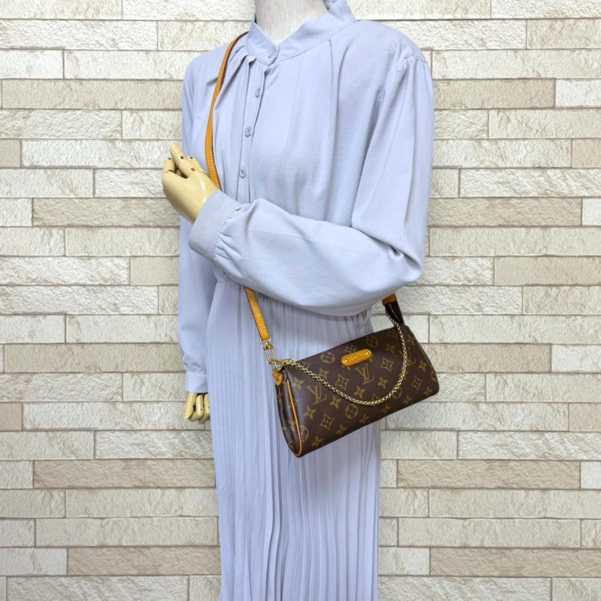 Louis Vuitton Louis Vuitton Eva Monogram Shoulder Bag, Canvas M95567 Brown, Women's, LOUIS VUITTON 2-way Size ONE SIZE - 2 Thumbnail