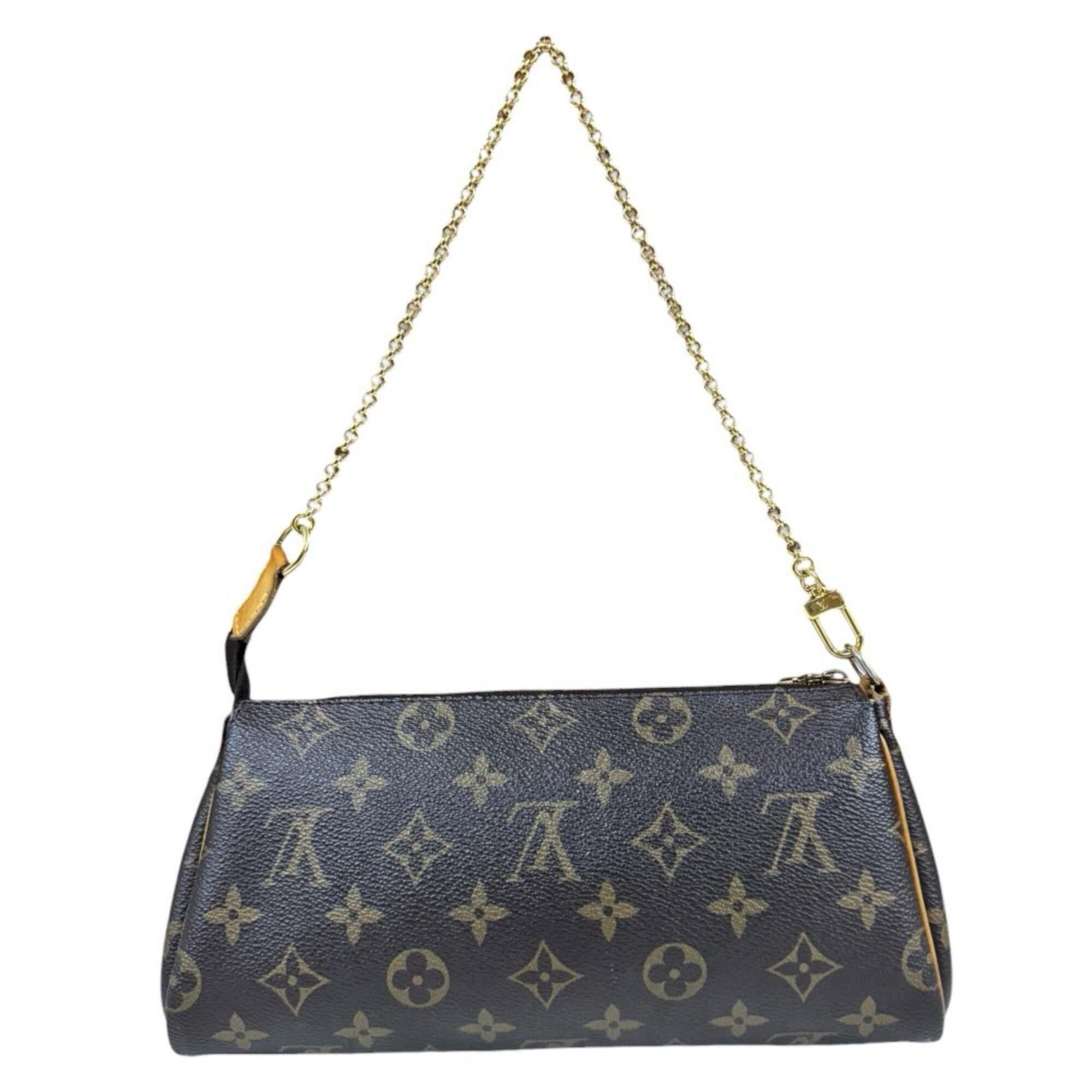 Louis Vuitton Louis Vuitton Eva Monogram Shoulder Bag, Canvas M95567 Brown, Women's, LOUIS VUITTON 2-way Size ONE SIZE - 3 Thumbnail