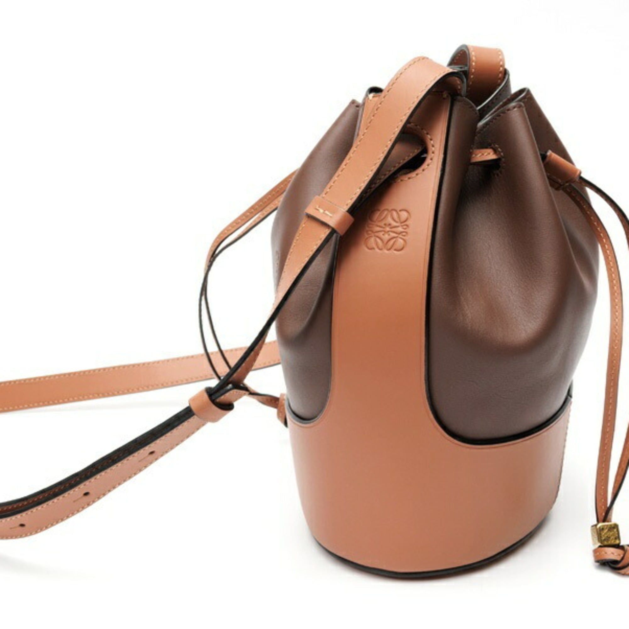 Loewe Loewe Balloon Bag Small Shoulder A686C31X01 326.76AC31 Leather Brown Tan Size ONE SIZE - 2 Thumbnail