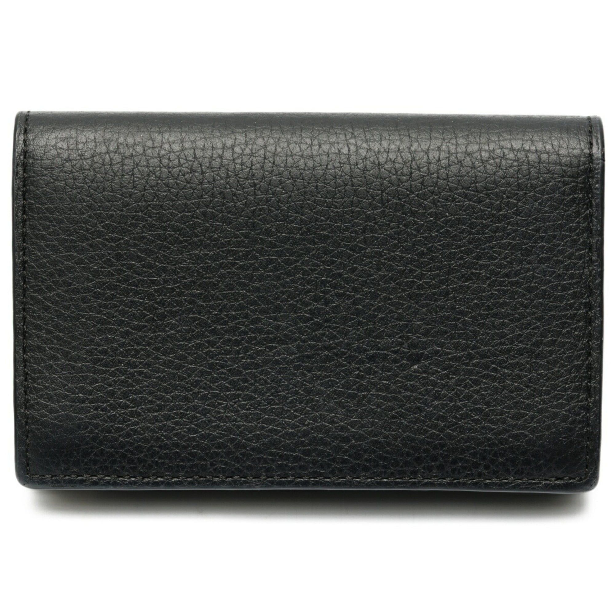Loewe Loewe card holder/card case, model C660M97X04, soft grain calf leather, black. Size ONE SIZE - 2 Thumbnail