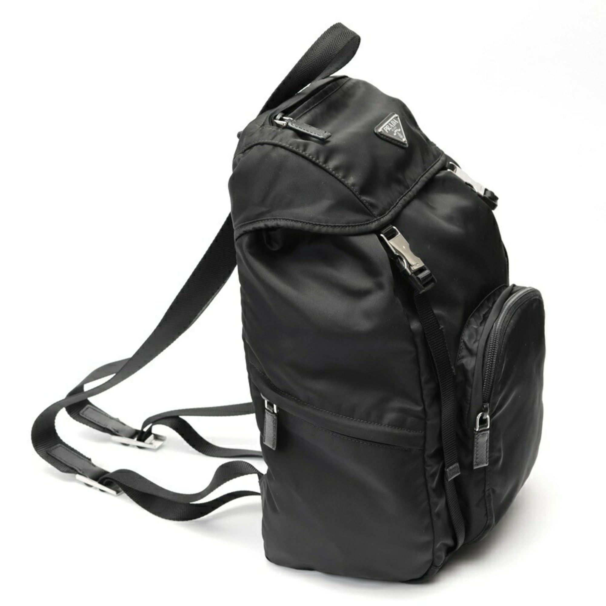 Prada Prada Nylon Backpack Rucksack 1BZ039 Black Size ONE SIZE - 2 Thumbnail