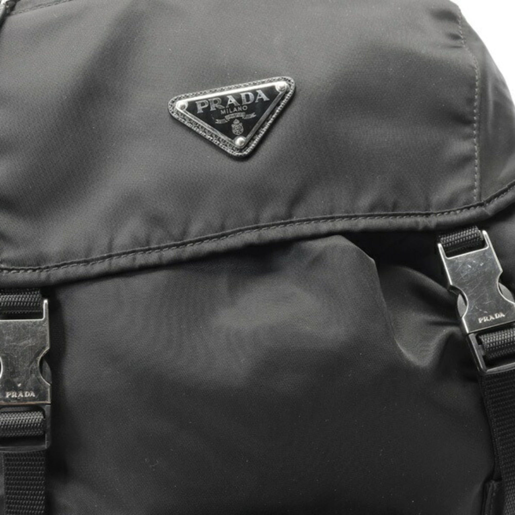 Prada Prada Nylon Backpack Rucksack 1BZ039 Black Size ONE SIZE - 5 Thumbnail