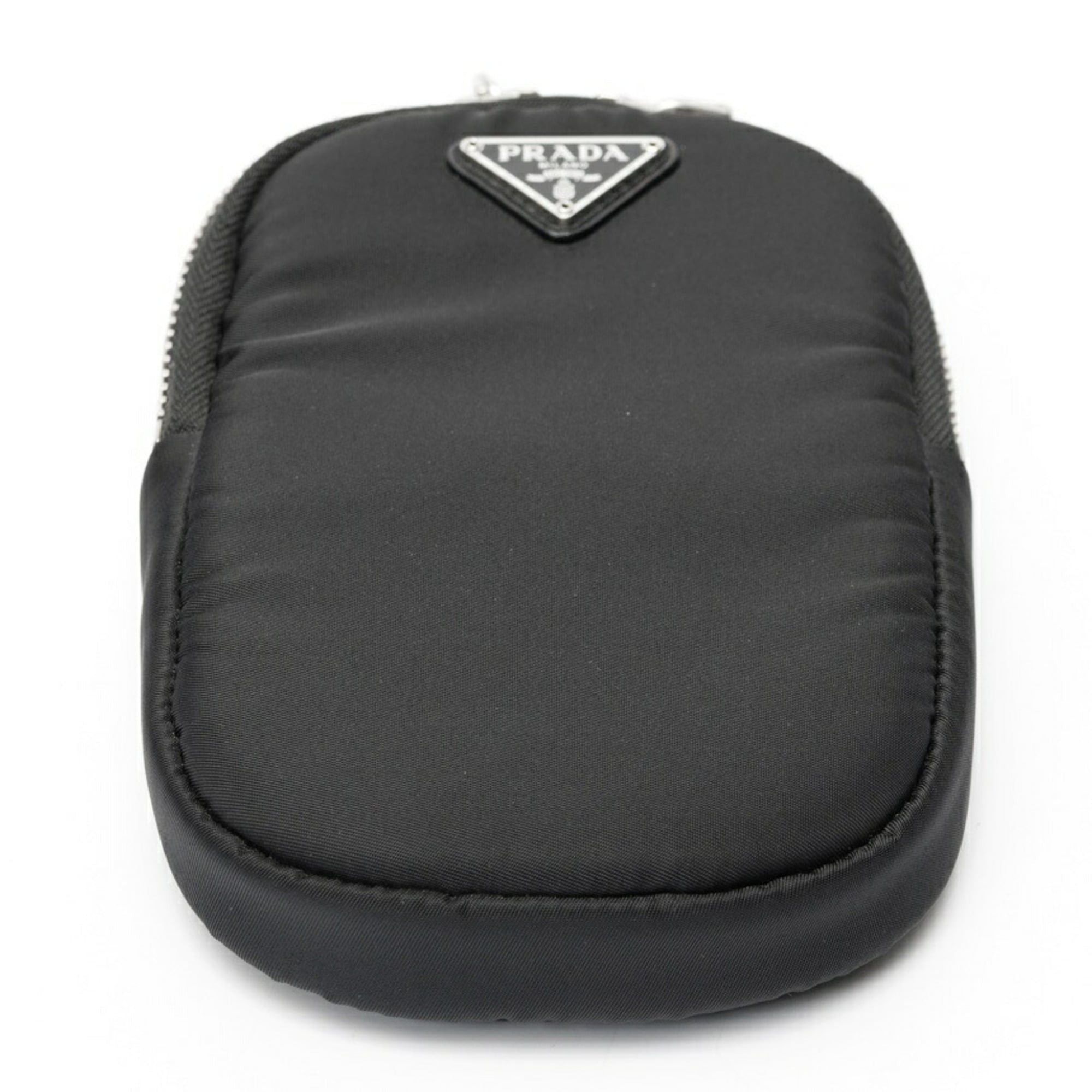 Prada Prada phone holder shoulder pouch 1DH030, nylon, black Size ONE SIZE - 4 Thumbnail
