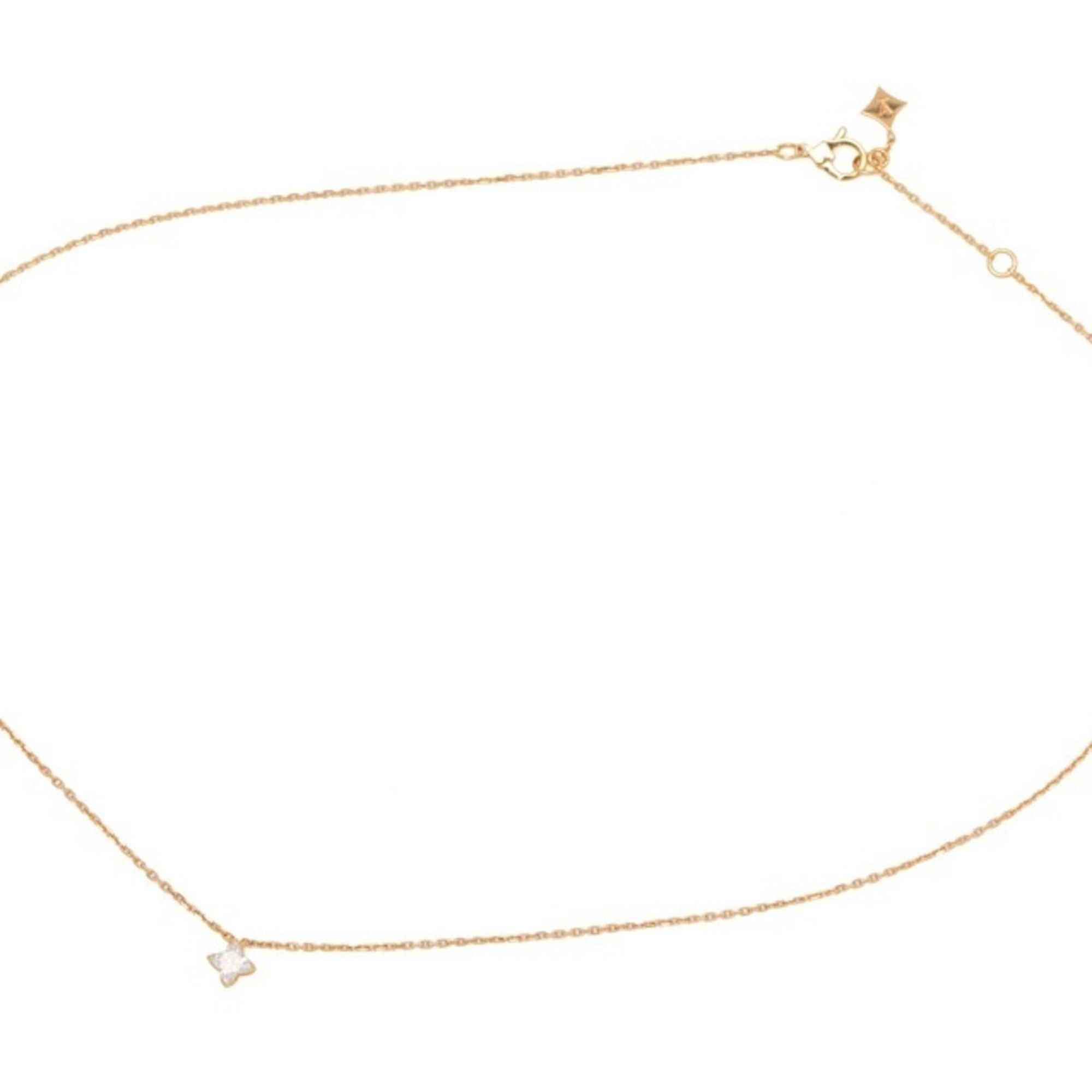 Louis Vuitton Louis Vuitton LV Diamond Star Pendant Necklace Q03842, 18K Pink Gold, Diamond, 42.5 cm Size ONE SIZE - 4 Thumbnail