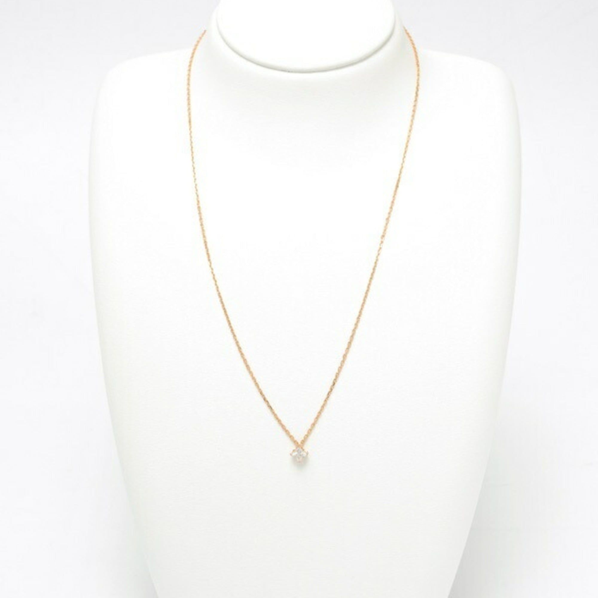 Louis Vuitton Louis Vuitton LV Diamond Star Pendant Necklace Q03842, 18K Pink Gold, Diamond, 42.5 cm Size ONE SIZE - 2 Thumbnail