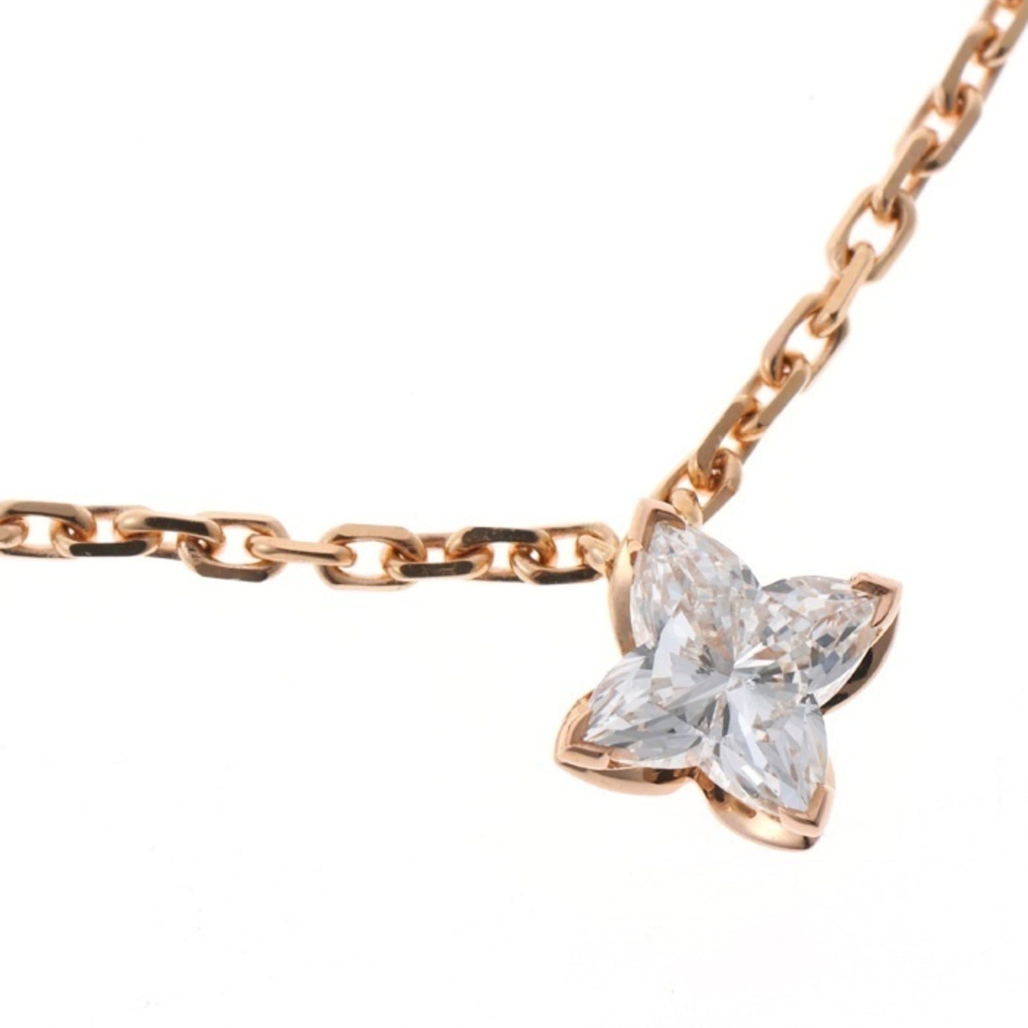 Louis Vuitton Louis Vuitton LV Diamond Star Pendant Necklace Q03842, 18K Pink Gold, Diamond, 42.5 cm Size ONE SIZE - 5 Thumbnail